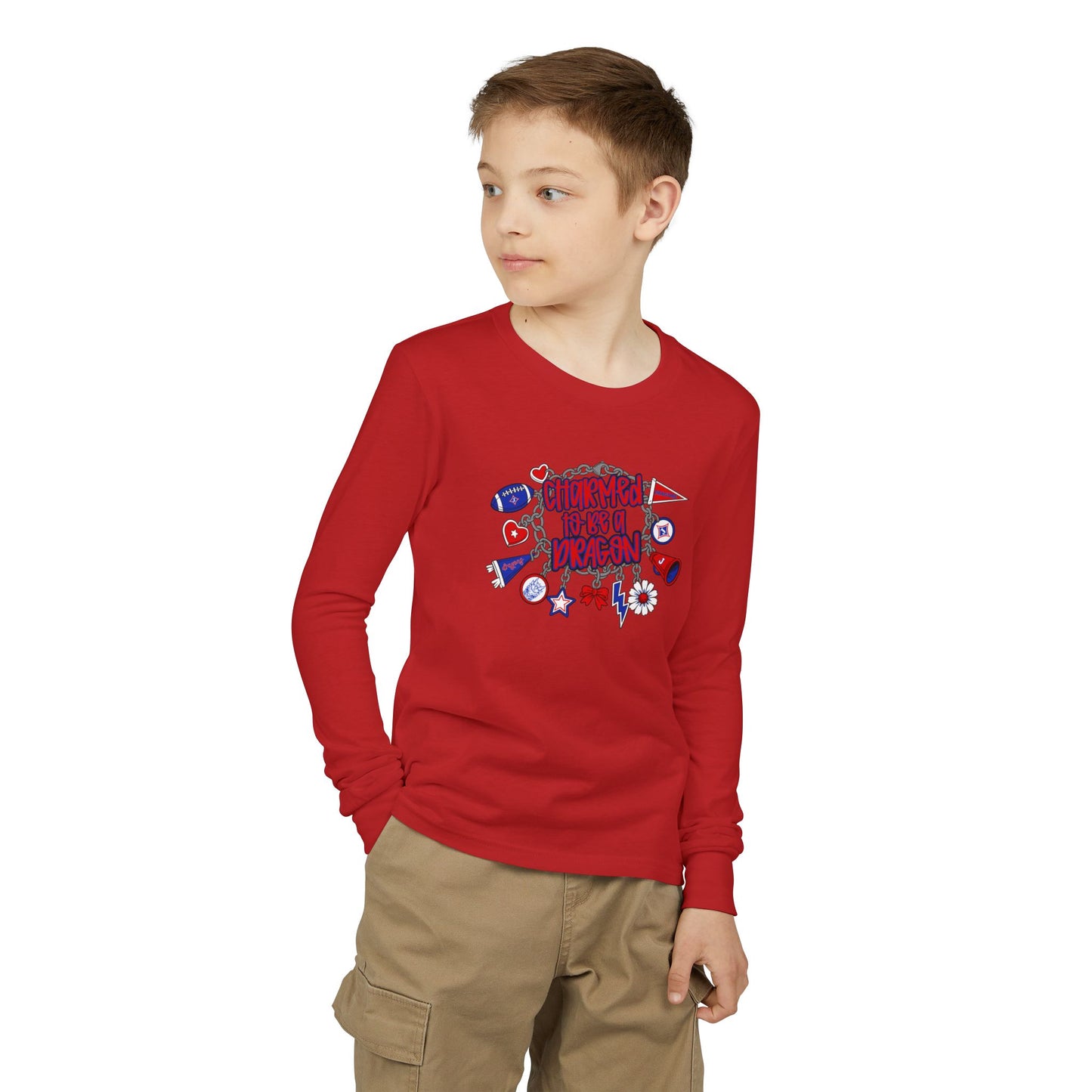 Charmed To Be A Dragon Youth Long Sleeve Tee