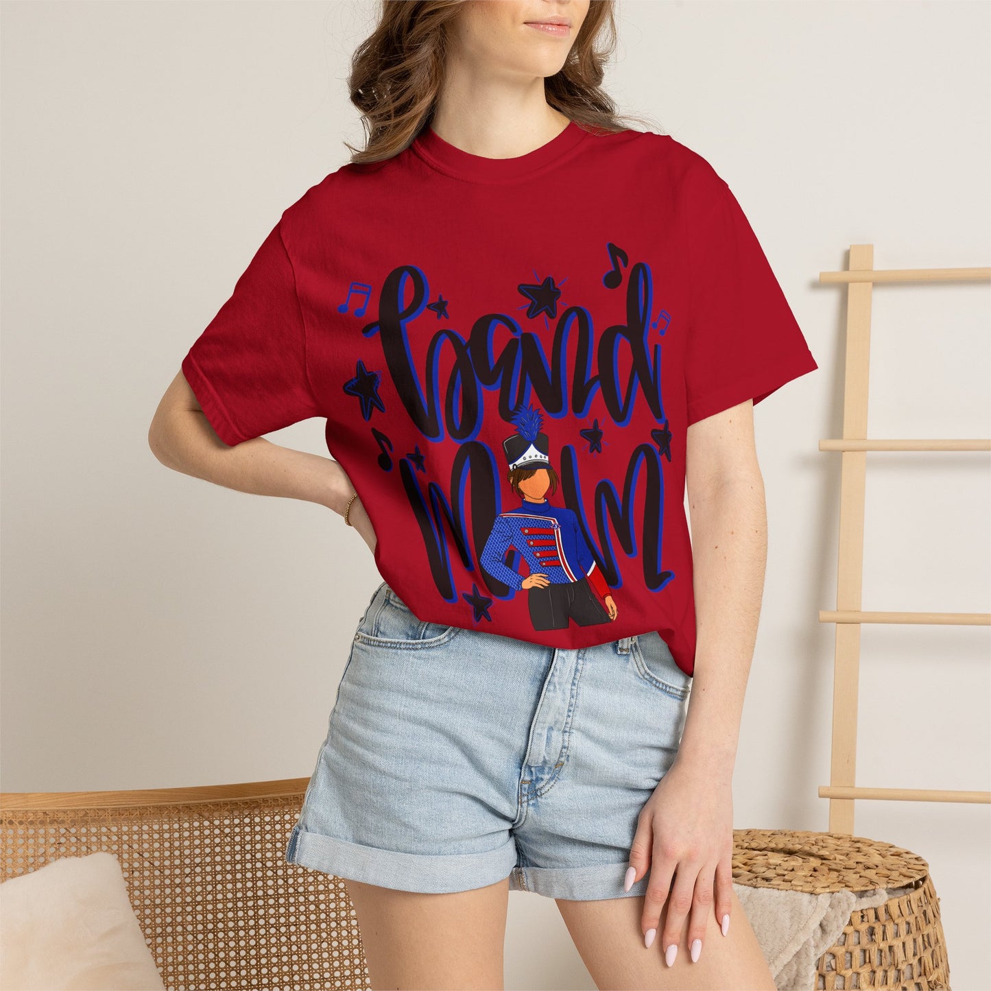 Band Mom Blue Girl Short Sleeve Tee (Comfort Colors)