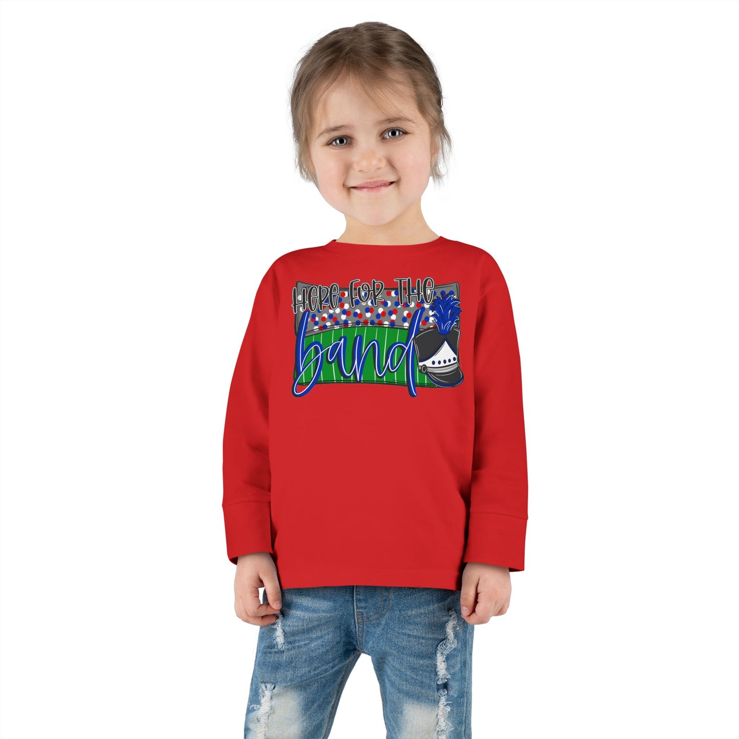 Here For The Band Toddler Long Sleeve Tee