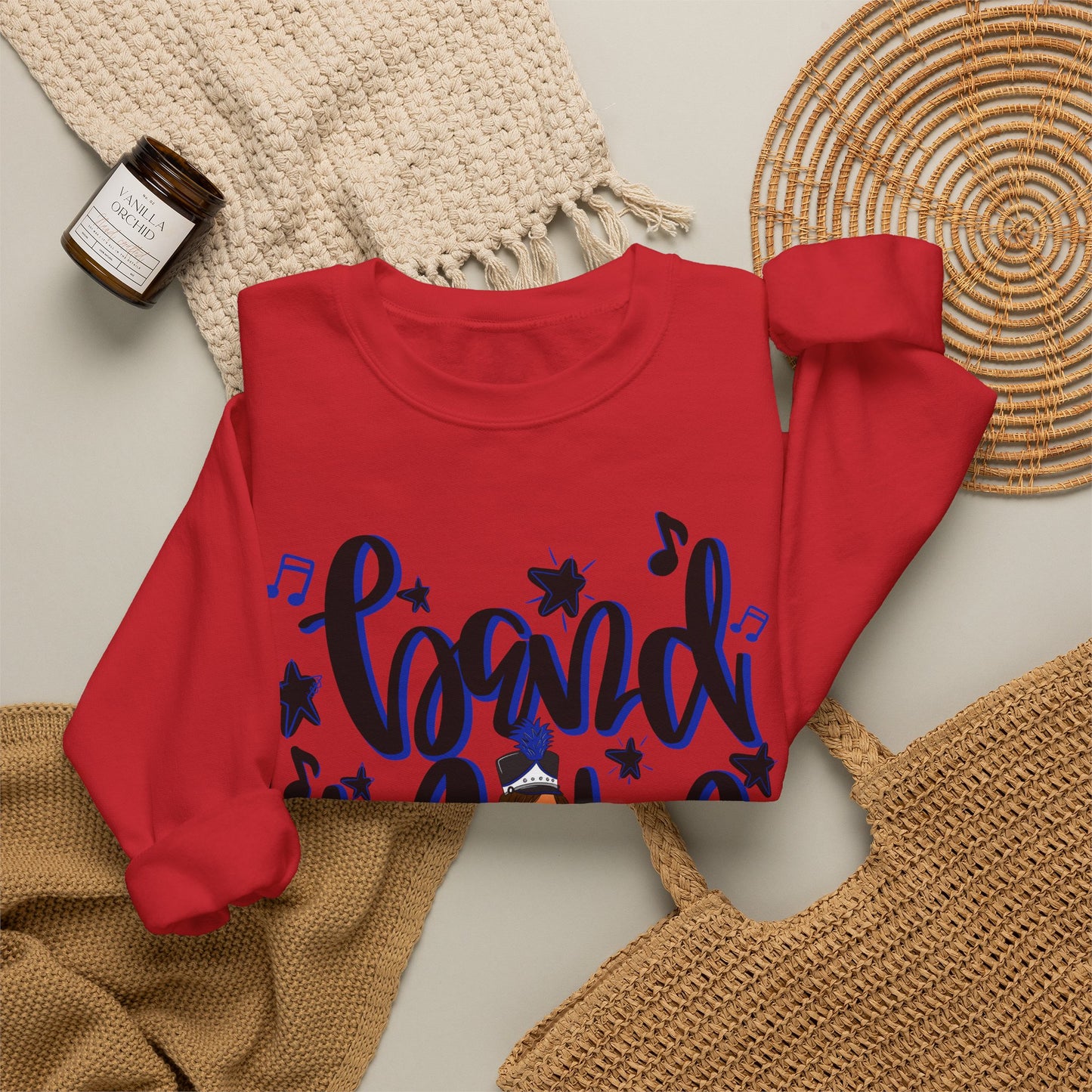 Band Mom Blue Girl Sweatshirt (Gildan)