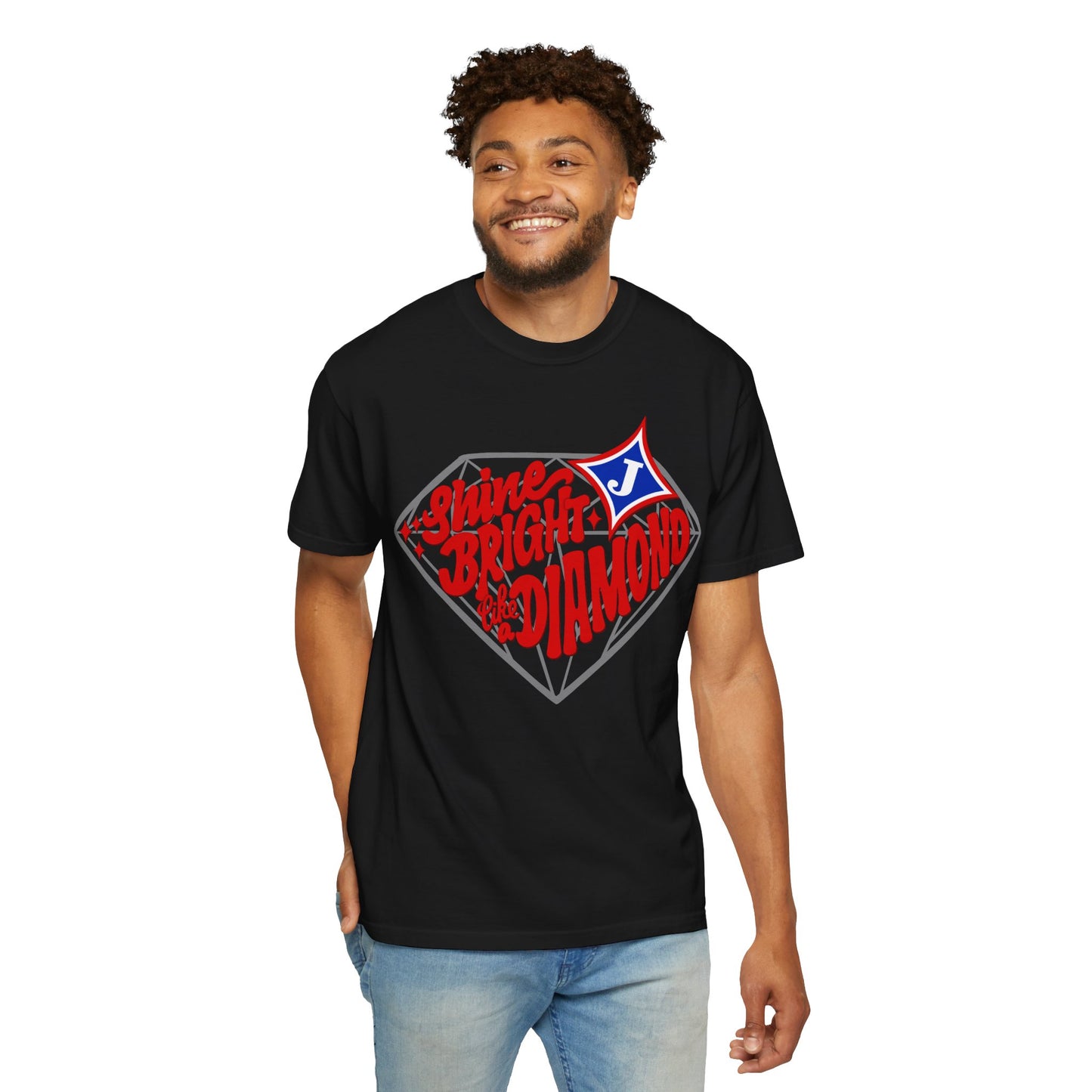 Shine Bright Like A Diamond Short Sleeve Tee (Comfort Colors)