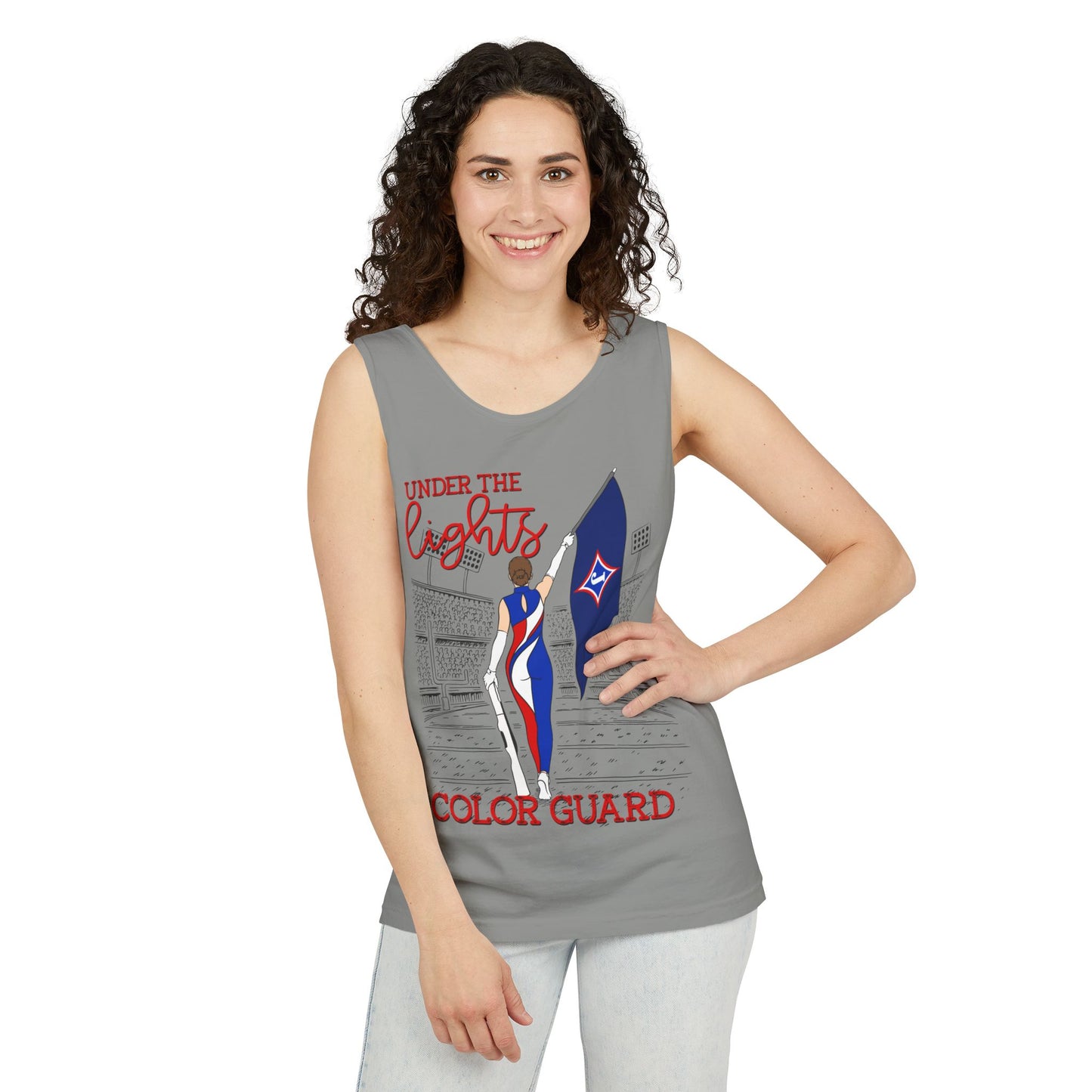 Under The Lights Color Guard UnisexTank Top (Comfort Colors)