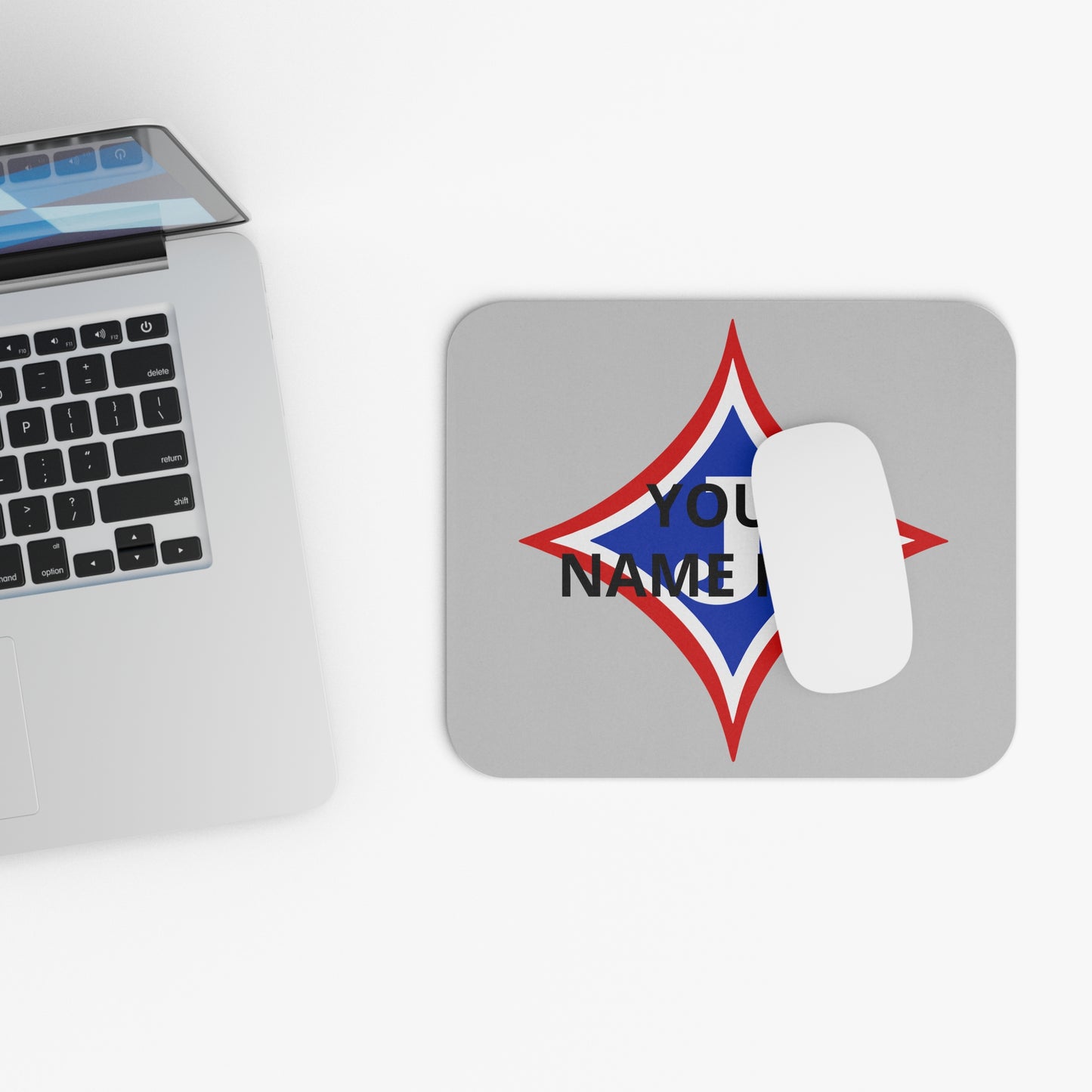 Jefferson J Diamond Mouse Pad (Personalized)
