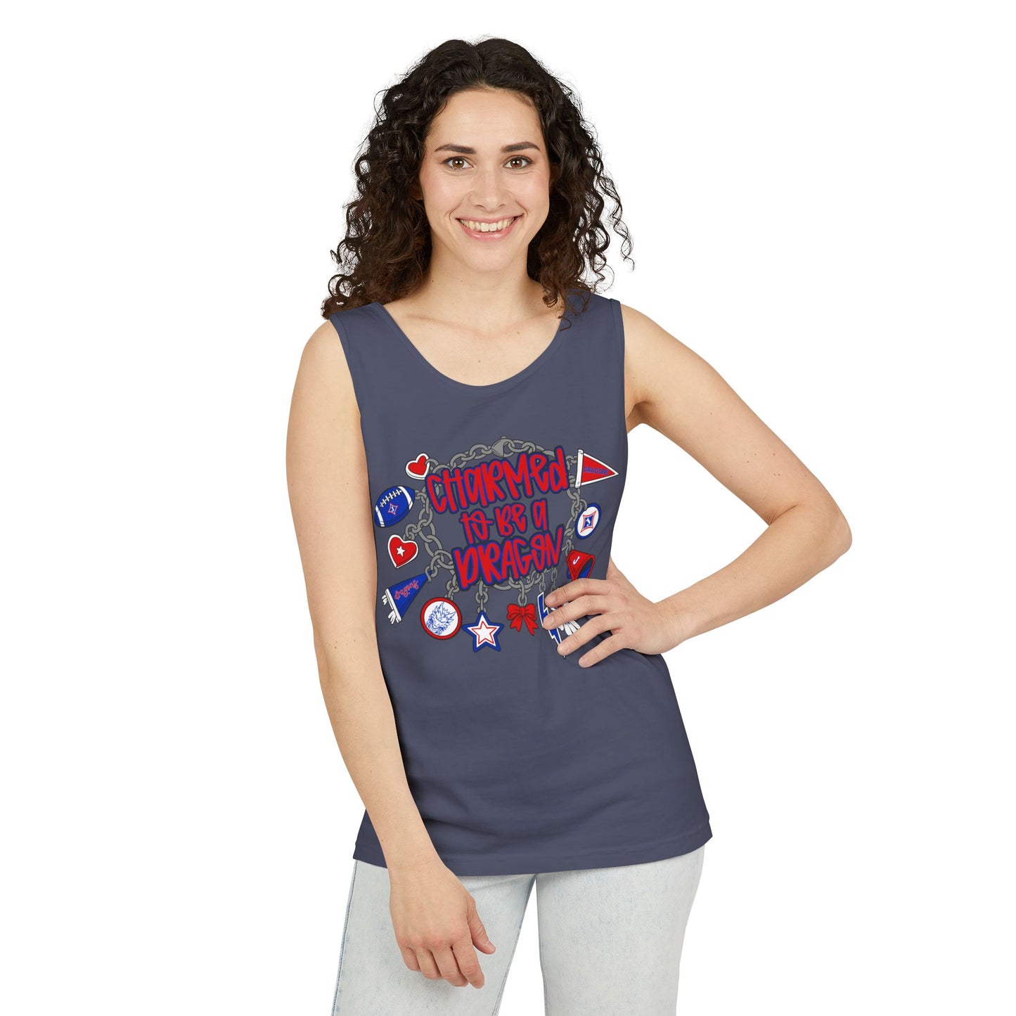Charmed To Be A Dragon UnisexTank Top (Comfort Colors)