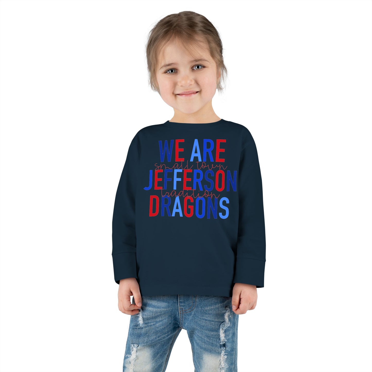 We Are Jefferson Toddler Long Sleeve Tee