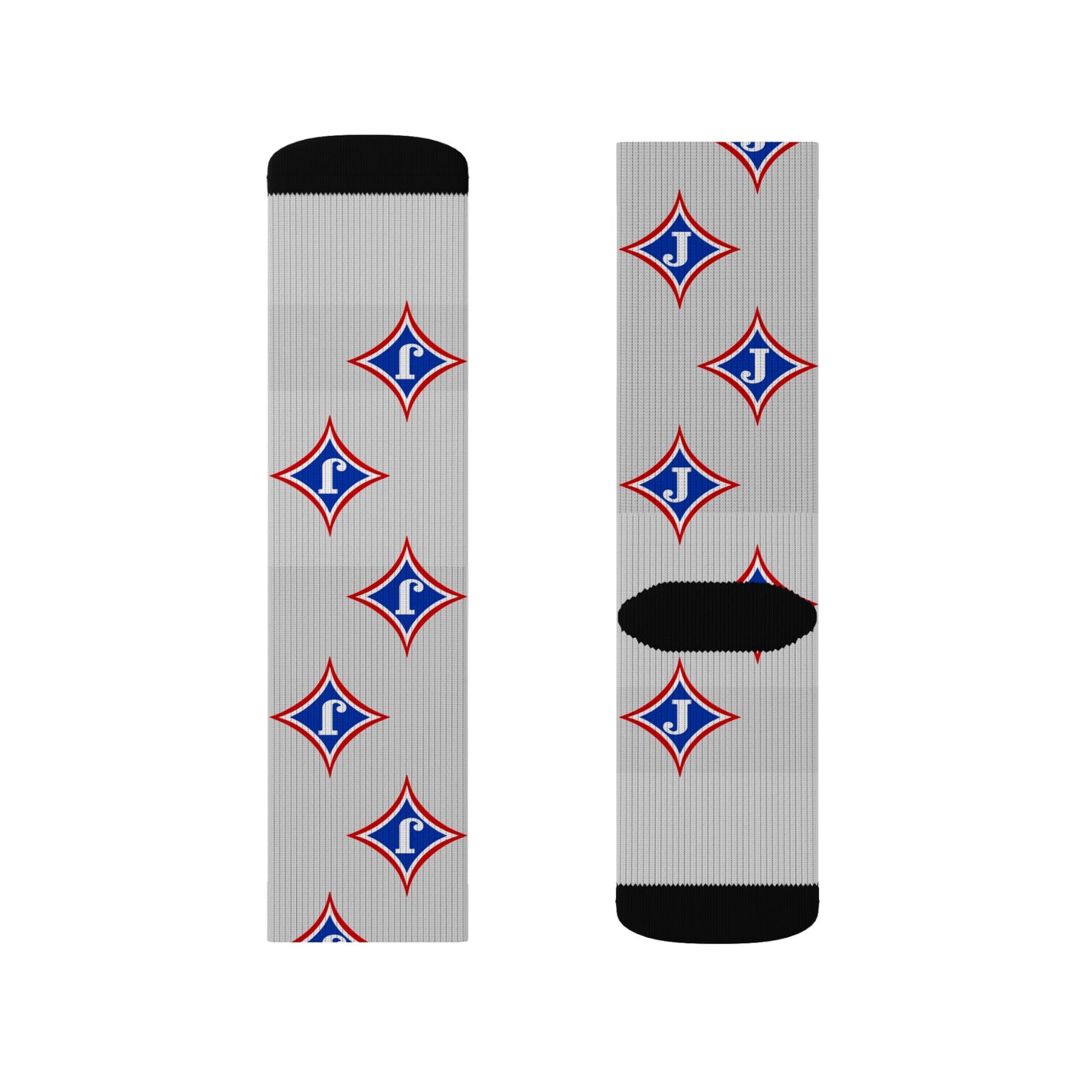 Jefferson J Diamond Crew Socks