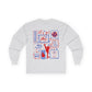 Cheer Icon Grid Long Sleeve Tee (Gildan)