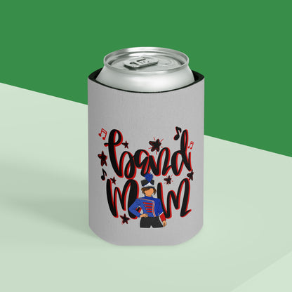 Band Mom Red Girl Can Cooler