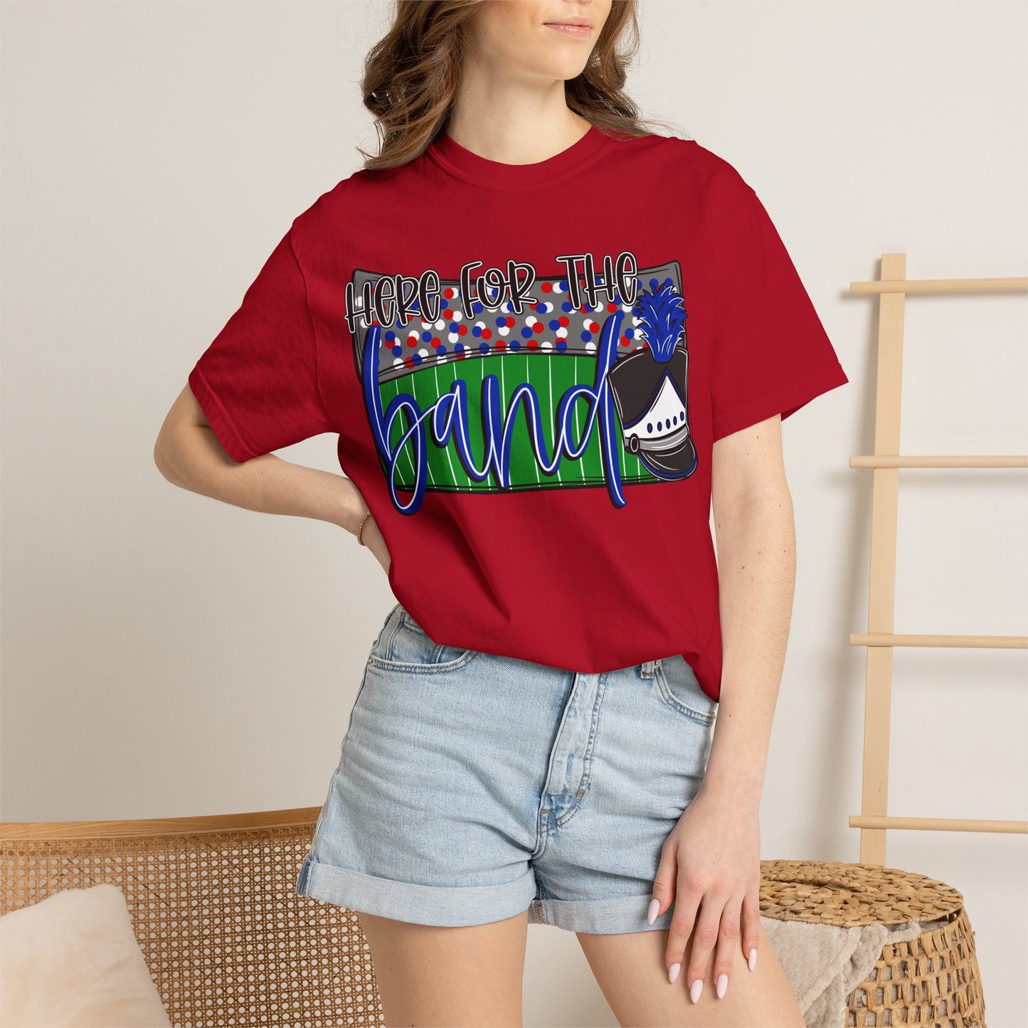 Here For The Band Short Sleeve Tee (Comfort Colors)