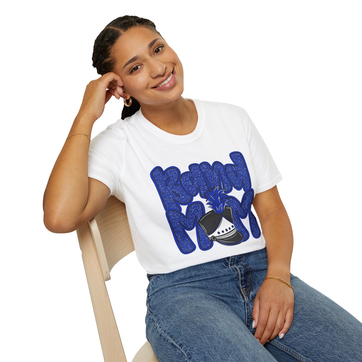Band Mom Hat Short Sleeve Tee (Gildan)