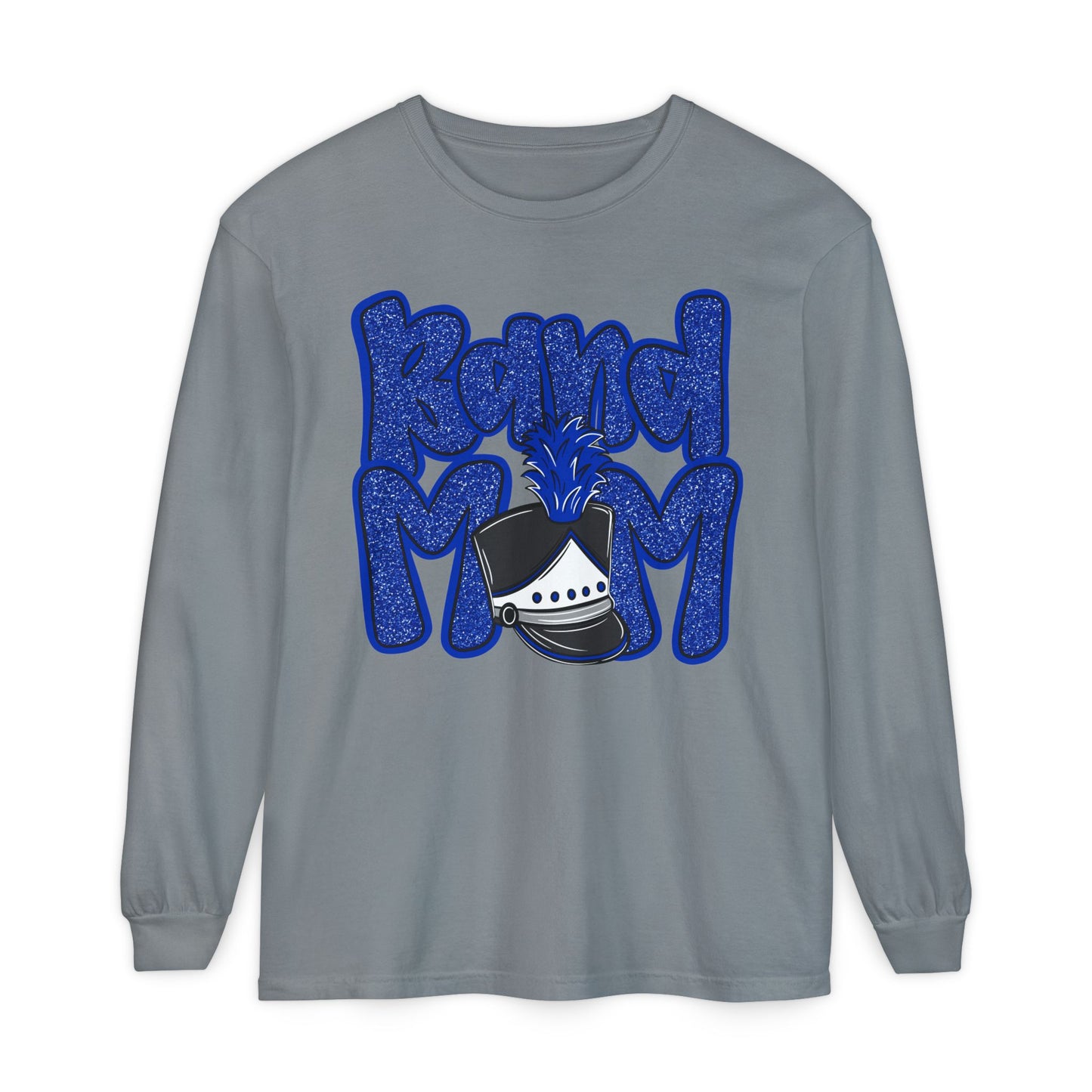 Band Mom Hat Long Sleeve Tee (Comfort Colors)