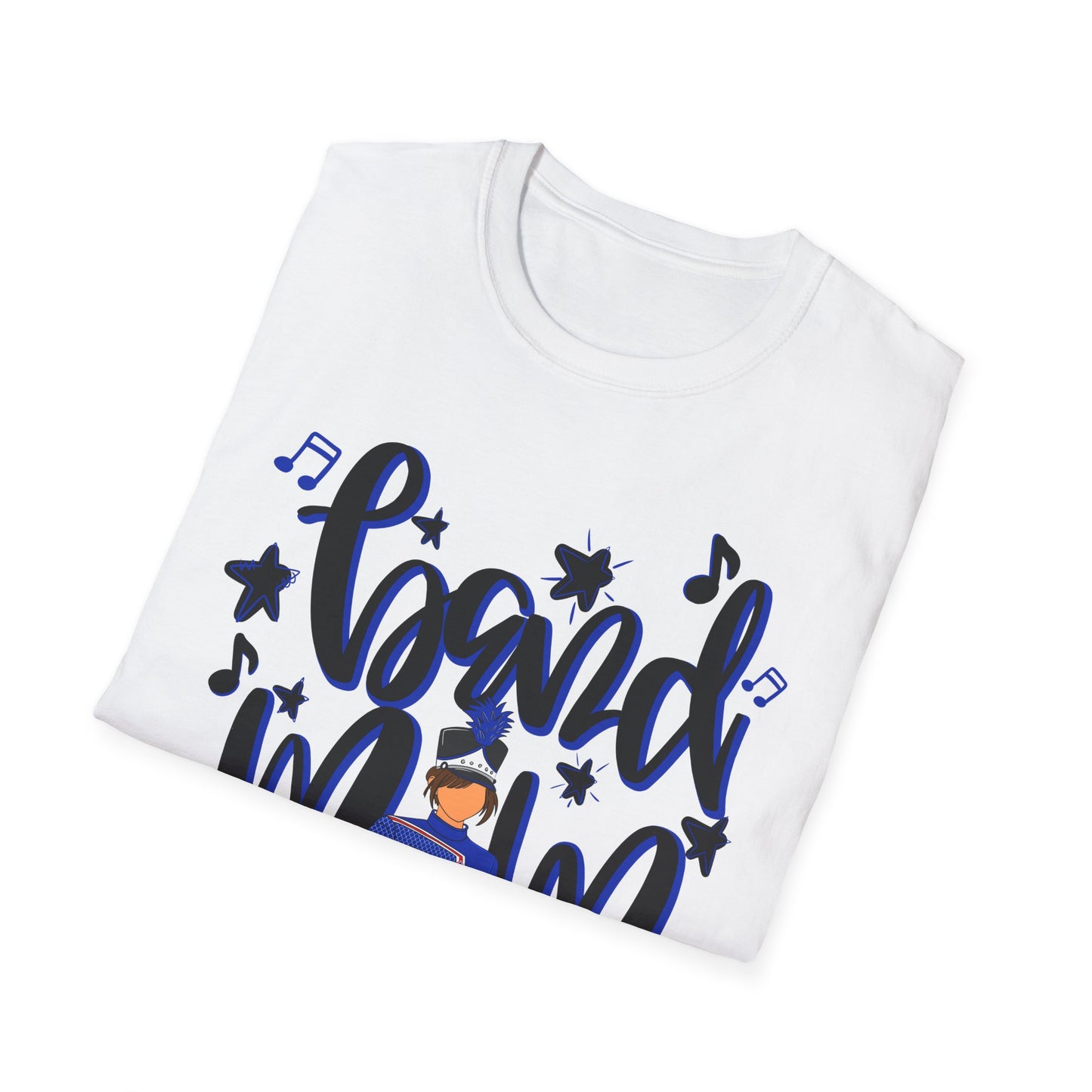 Band Mom Blue Girl Short Sleeve Tee (Gildan)