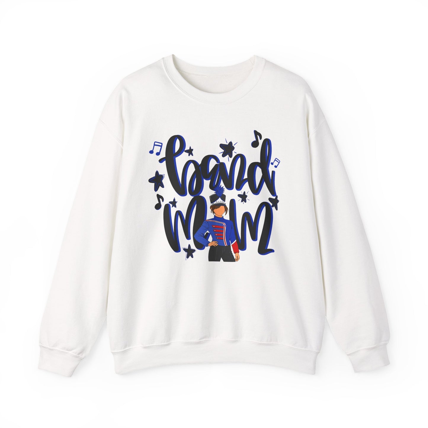 Band Mom Blue Girl Sweatshirt (Gildan)