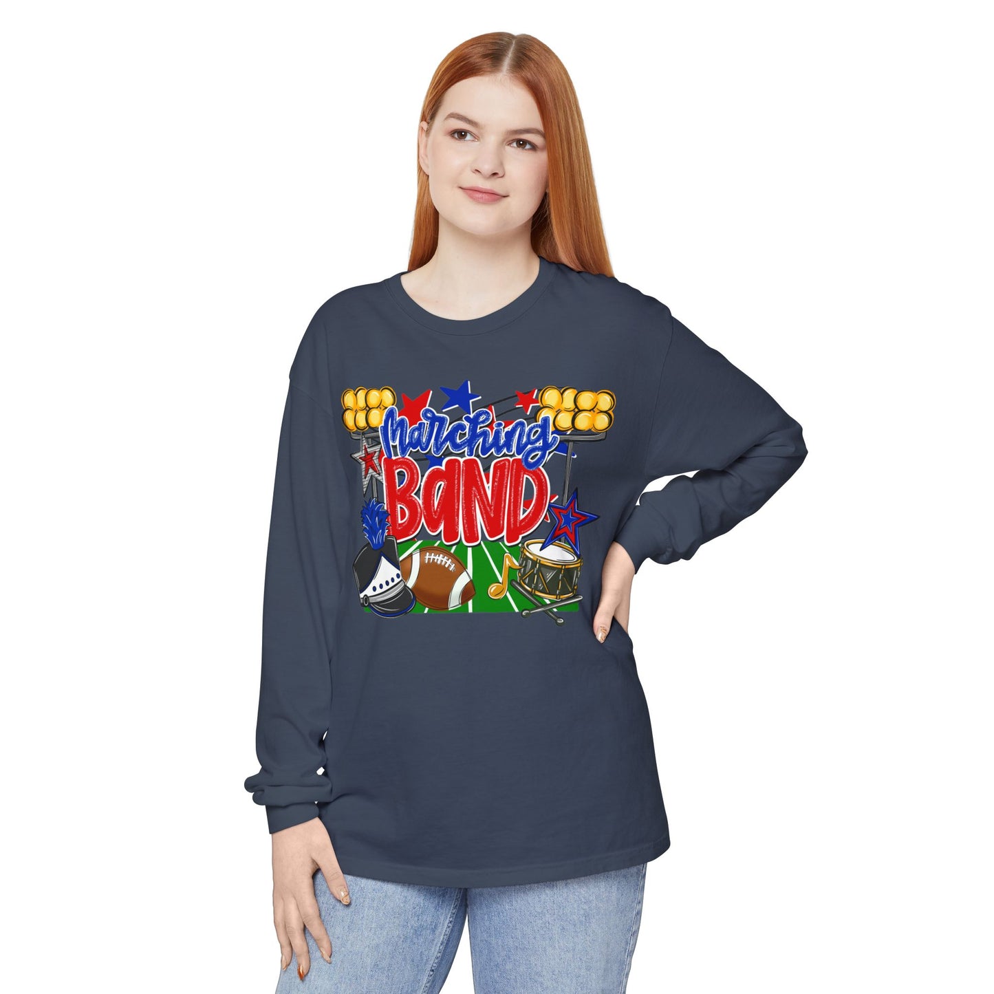 Marching Band Long Sleeve Tee (Comfort Colors)