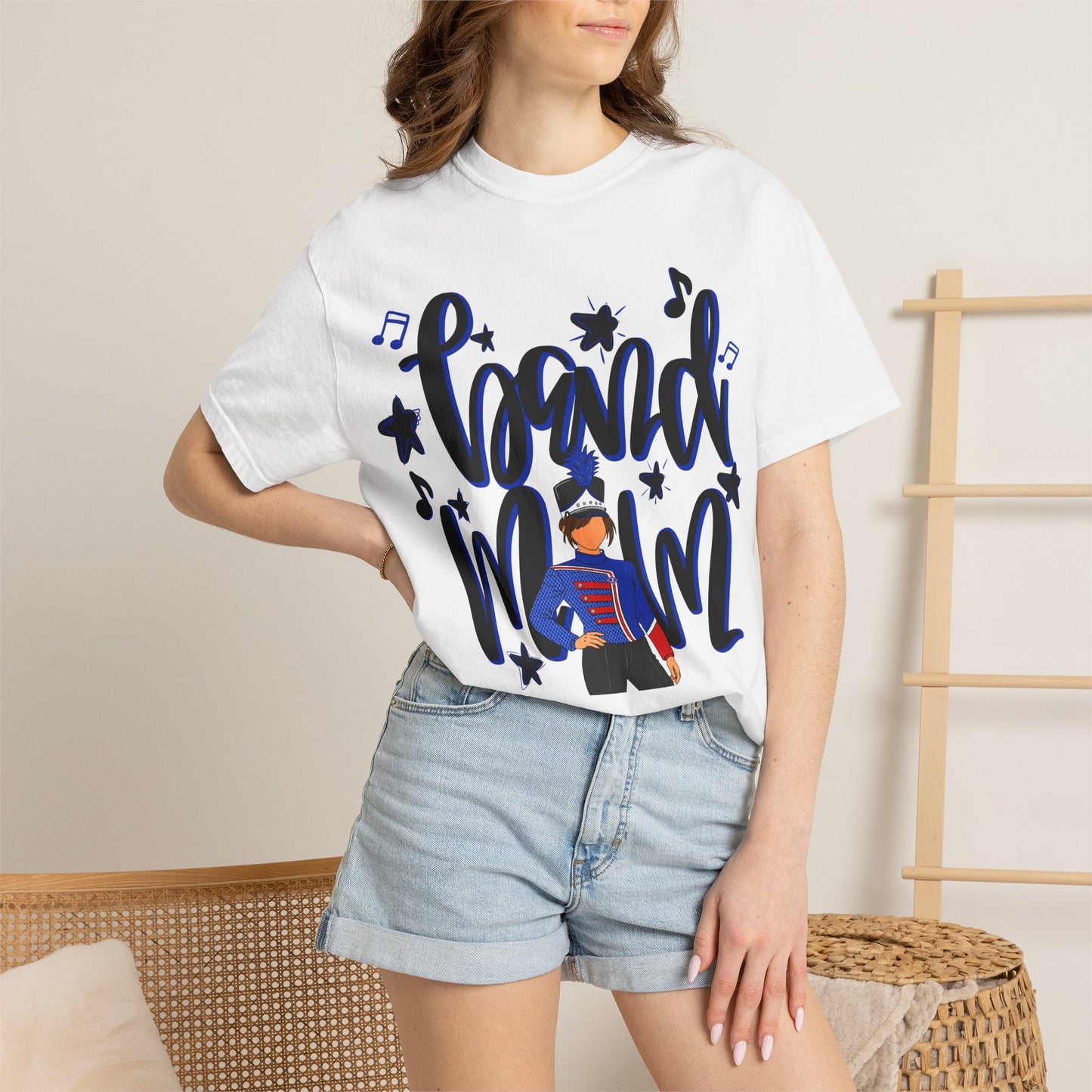 Band Mom Blue Girl Short Sleeve Tee (Comfort Colors)
