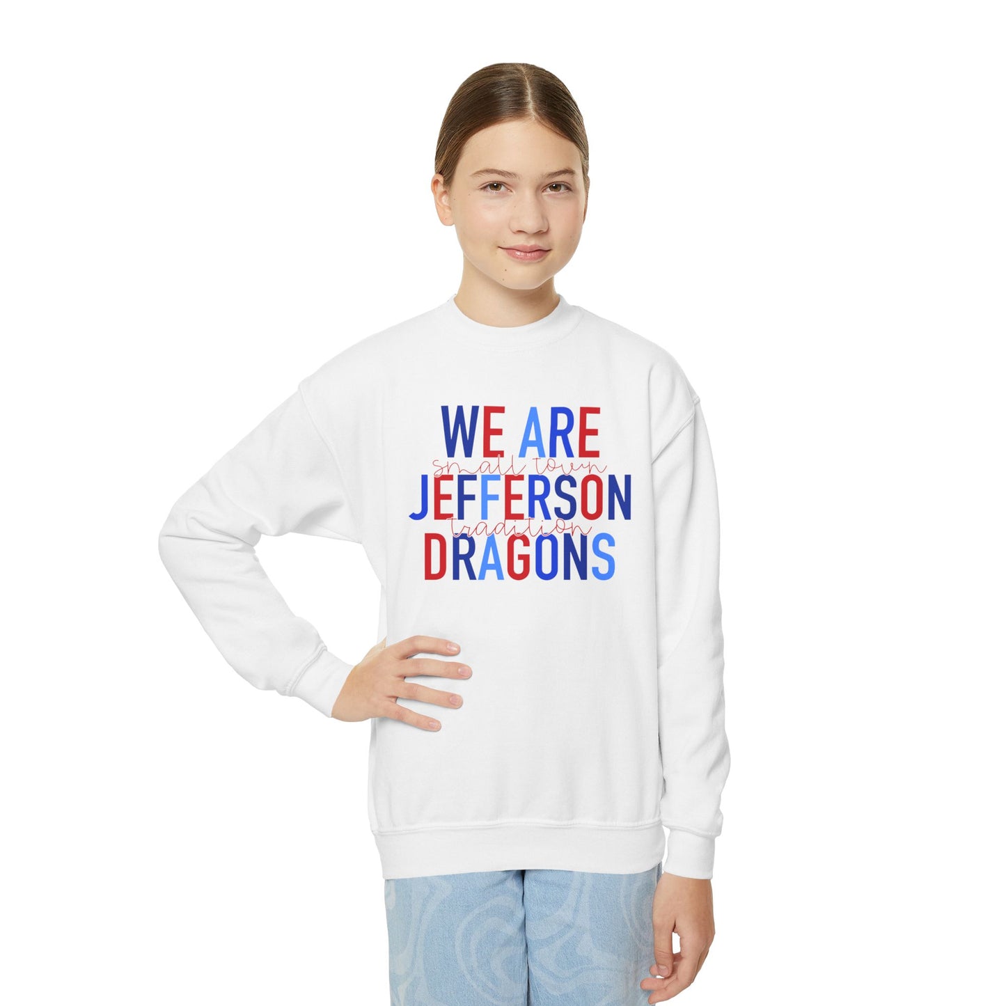 We Are Jefferson Youth Crewneck Sweatshirt