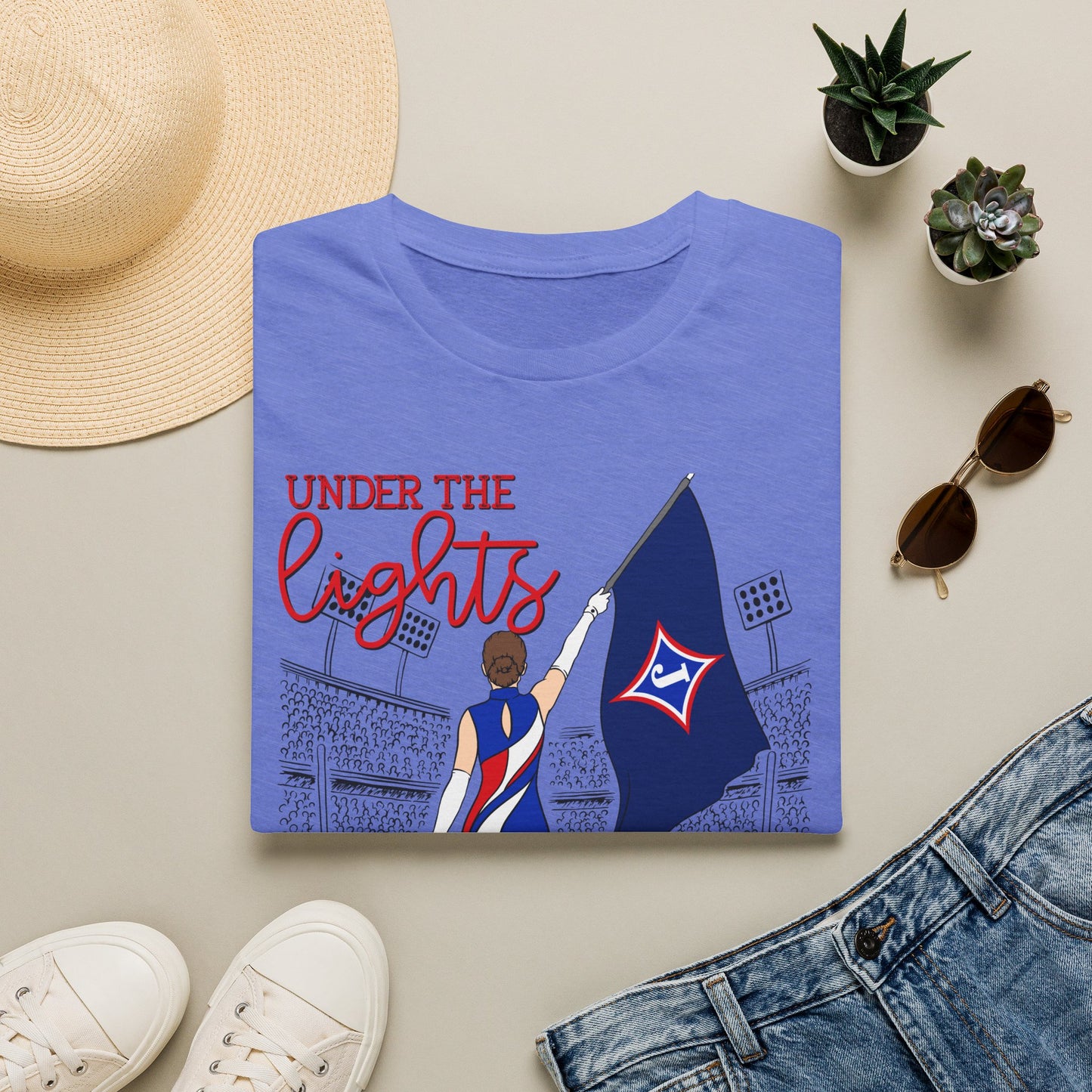 Under The Lights Color Guard Short Sleeve Tee (Gildan)