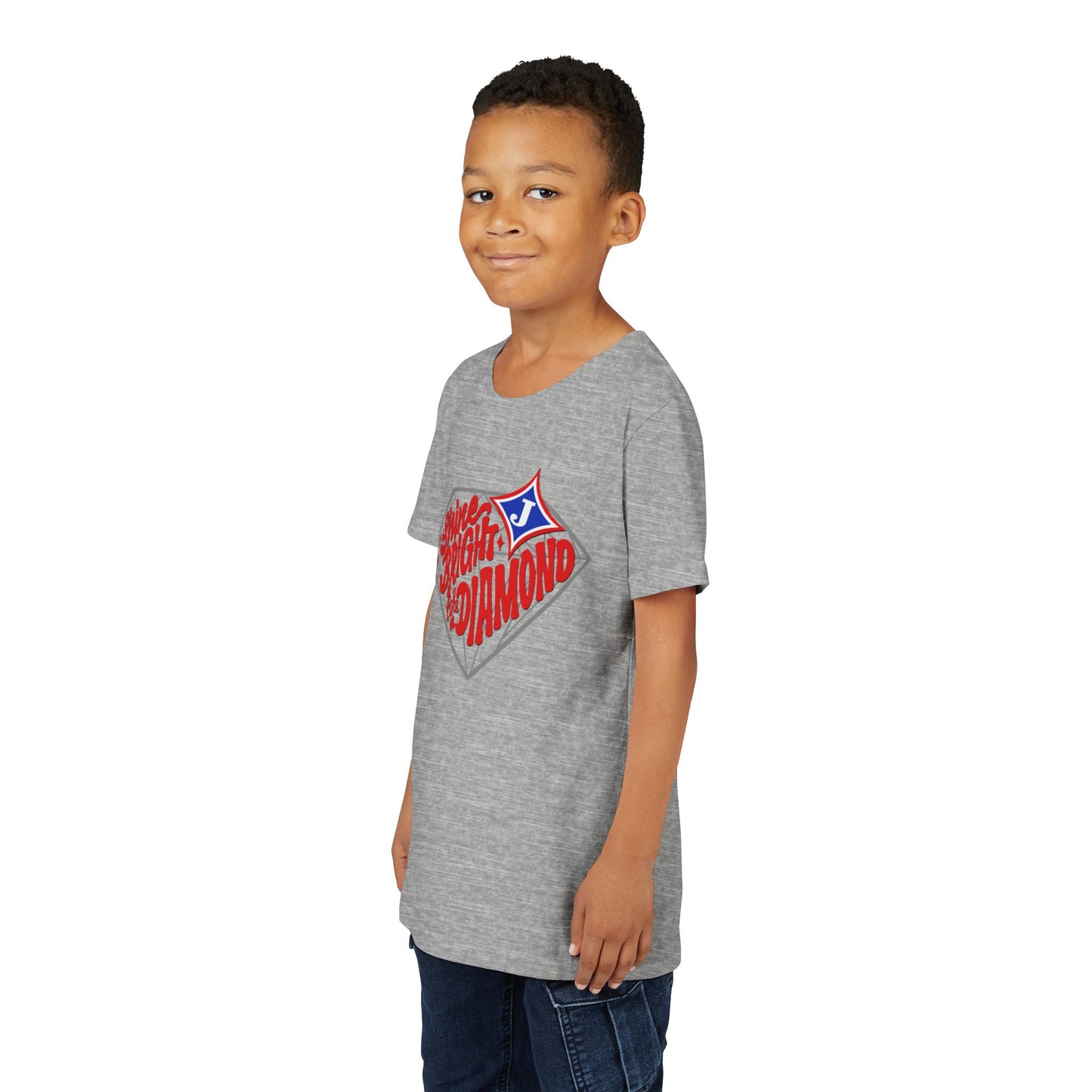 Shine Bright Like A Diamond Youth Short Sleeve Tee
