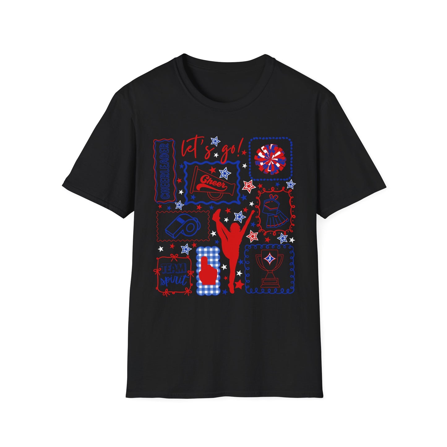 Cheer Icon Grid Short Sleeve Tee (Gildan)