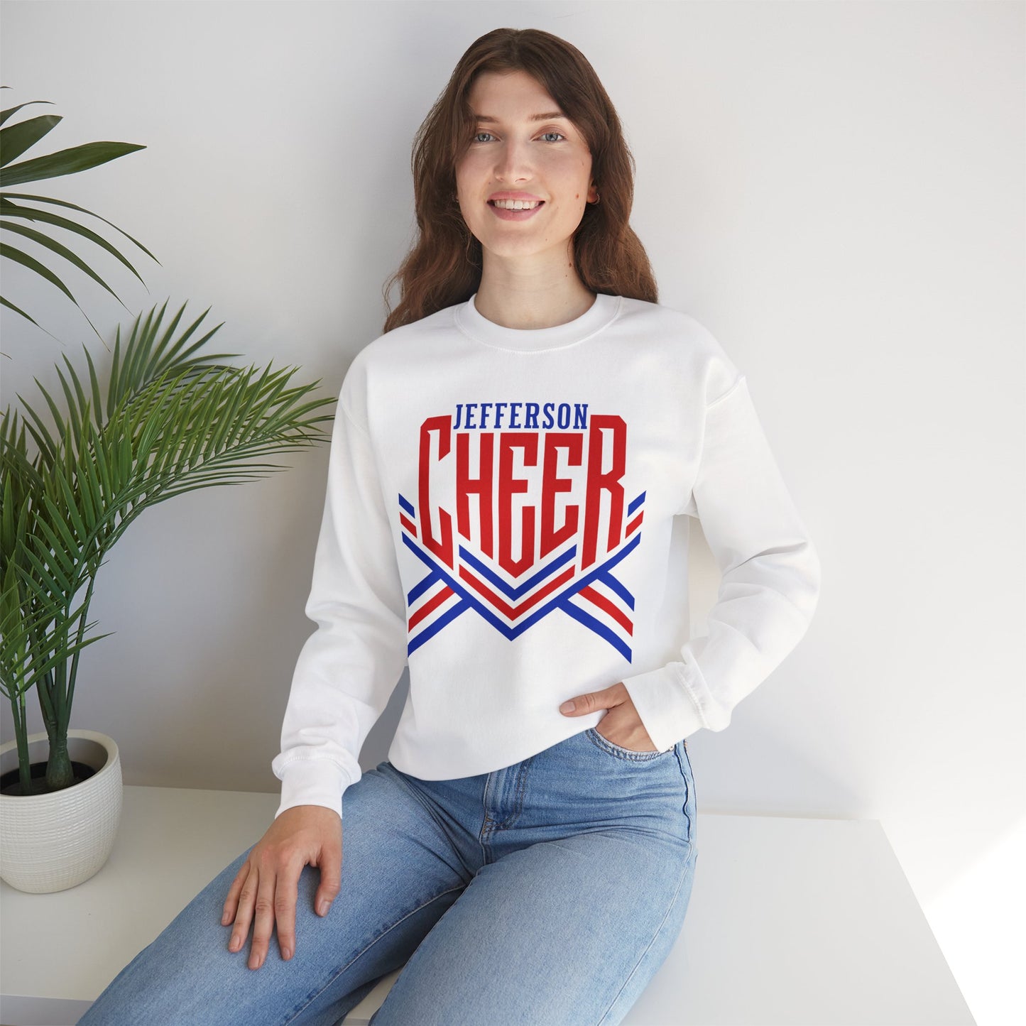 Jefferson Cheer Sweatshirt (Gildan)