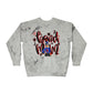 Band Mom Red Boy Tie Dye Sweatshirt