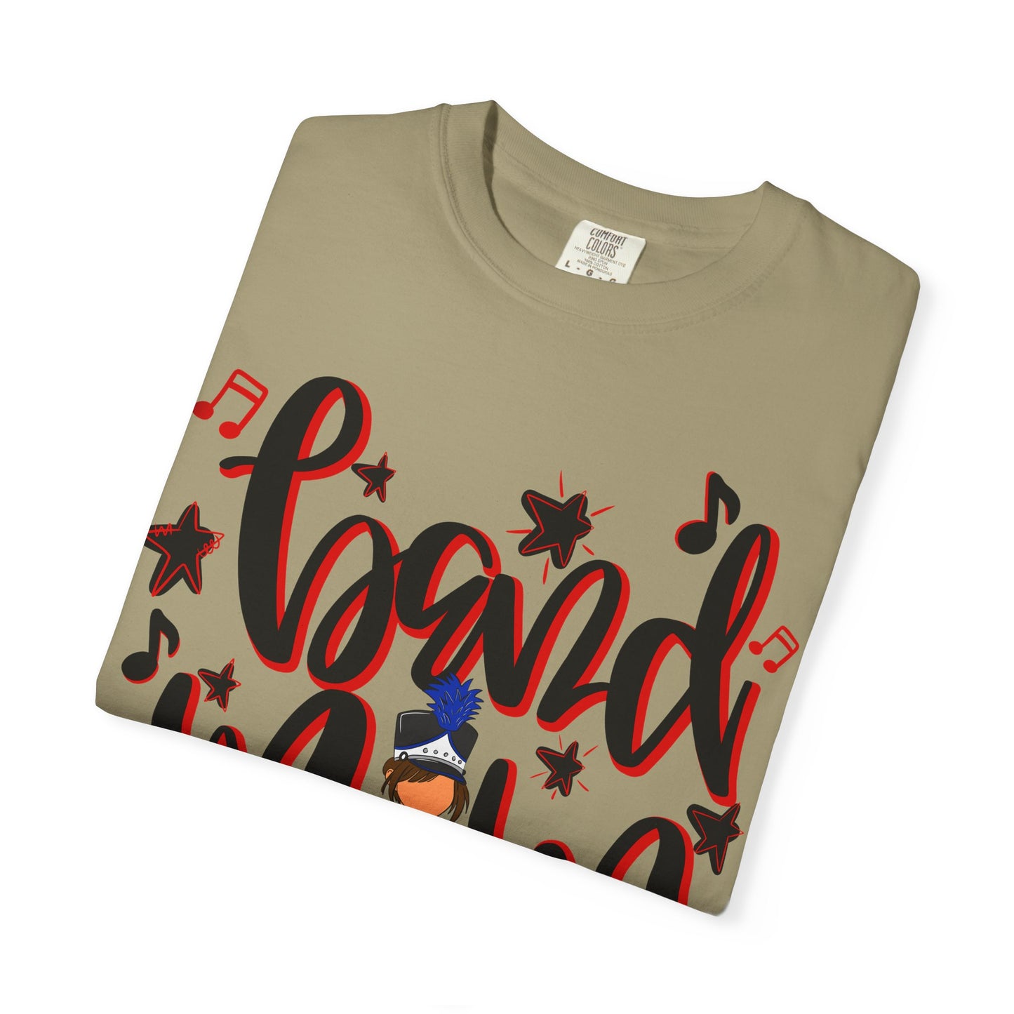 Band Mom Red Girl Short Sleeve Tee (Comfort Colors)