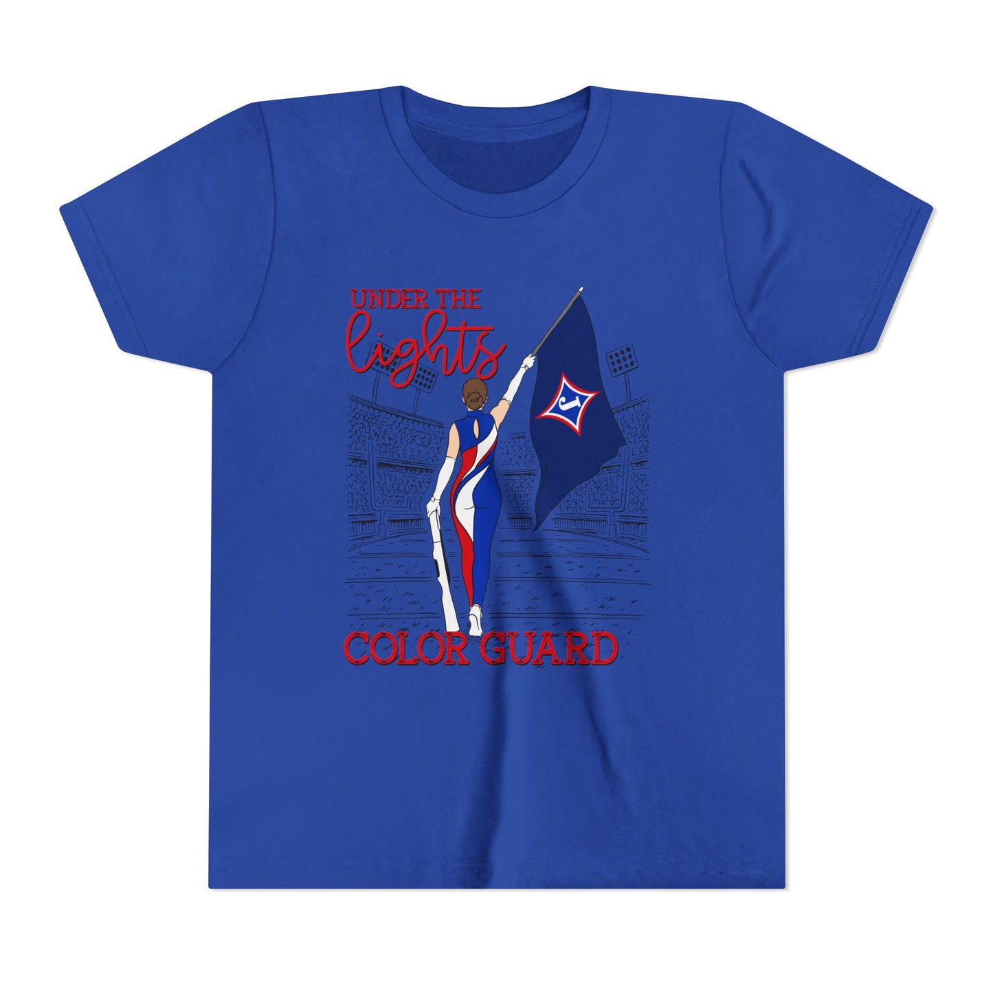 Under The Lights Color Guard Youth Short Sleeve Tee
