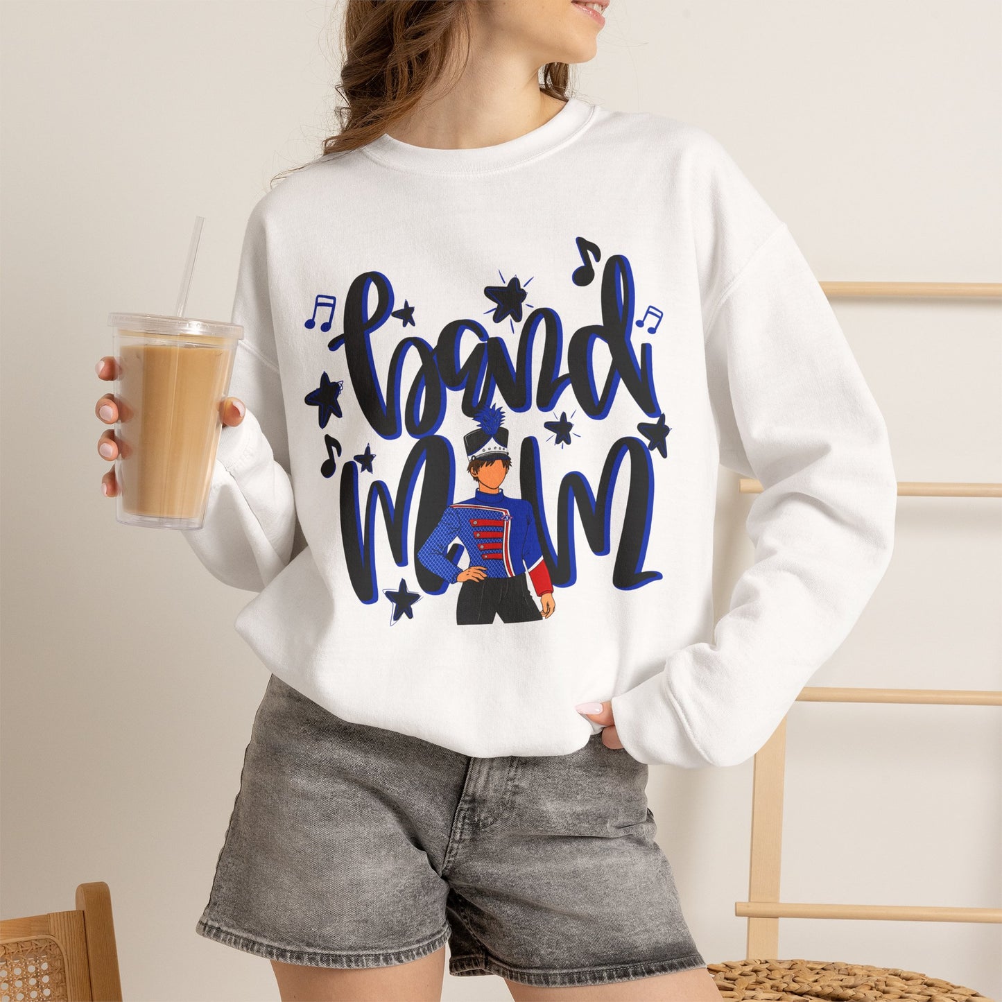 Band Mom Blue Boy Sweatshirt (Gildan)