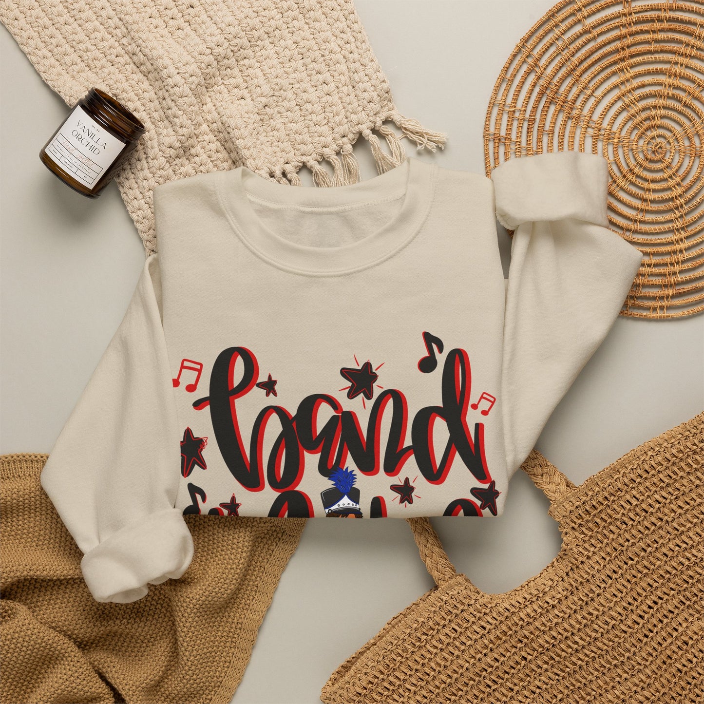 Band Mom Red Boy Sweatshirt (Gildan)