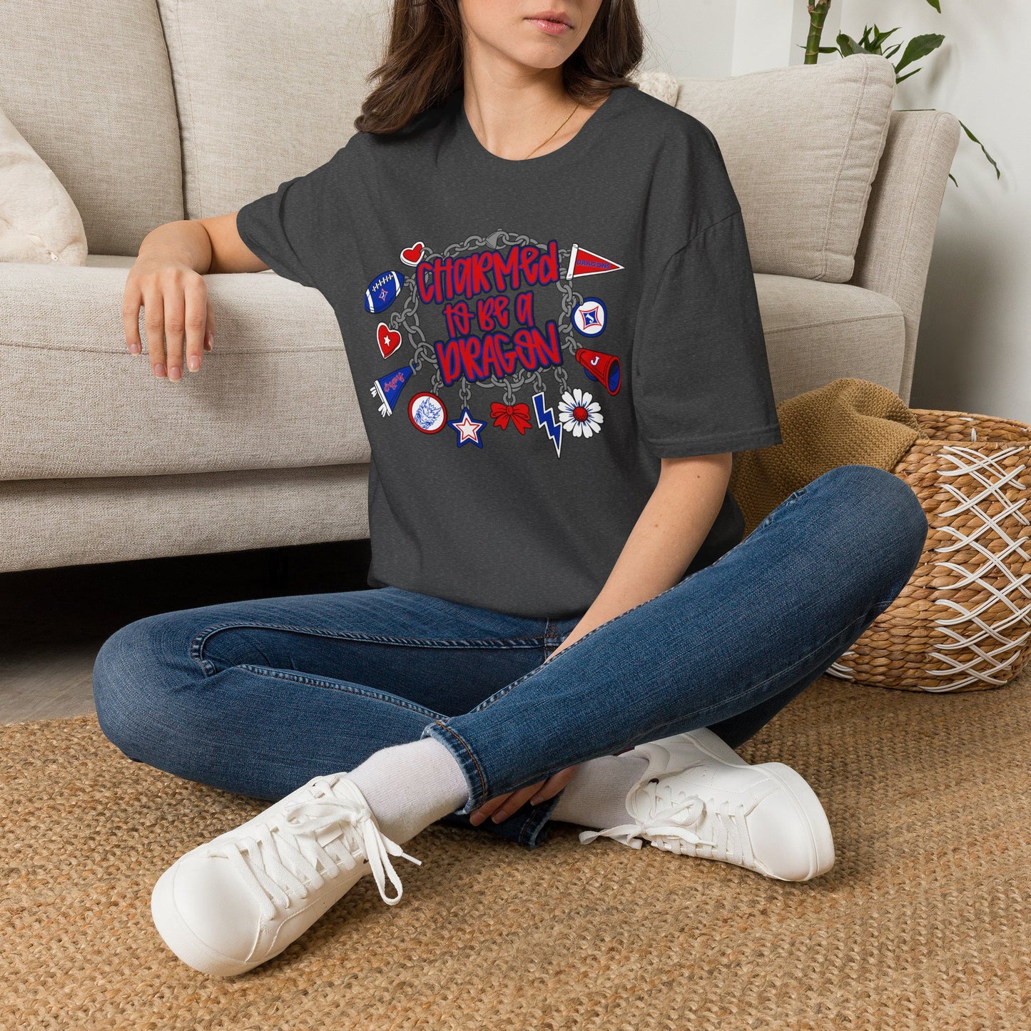 Charmed To Be A Dragon Short Sleeve Tee (Gildan)