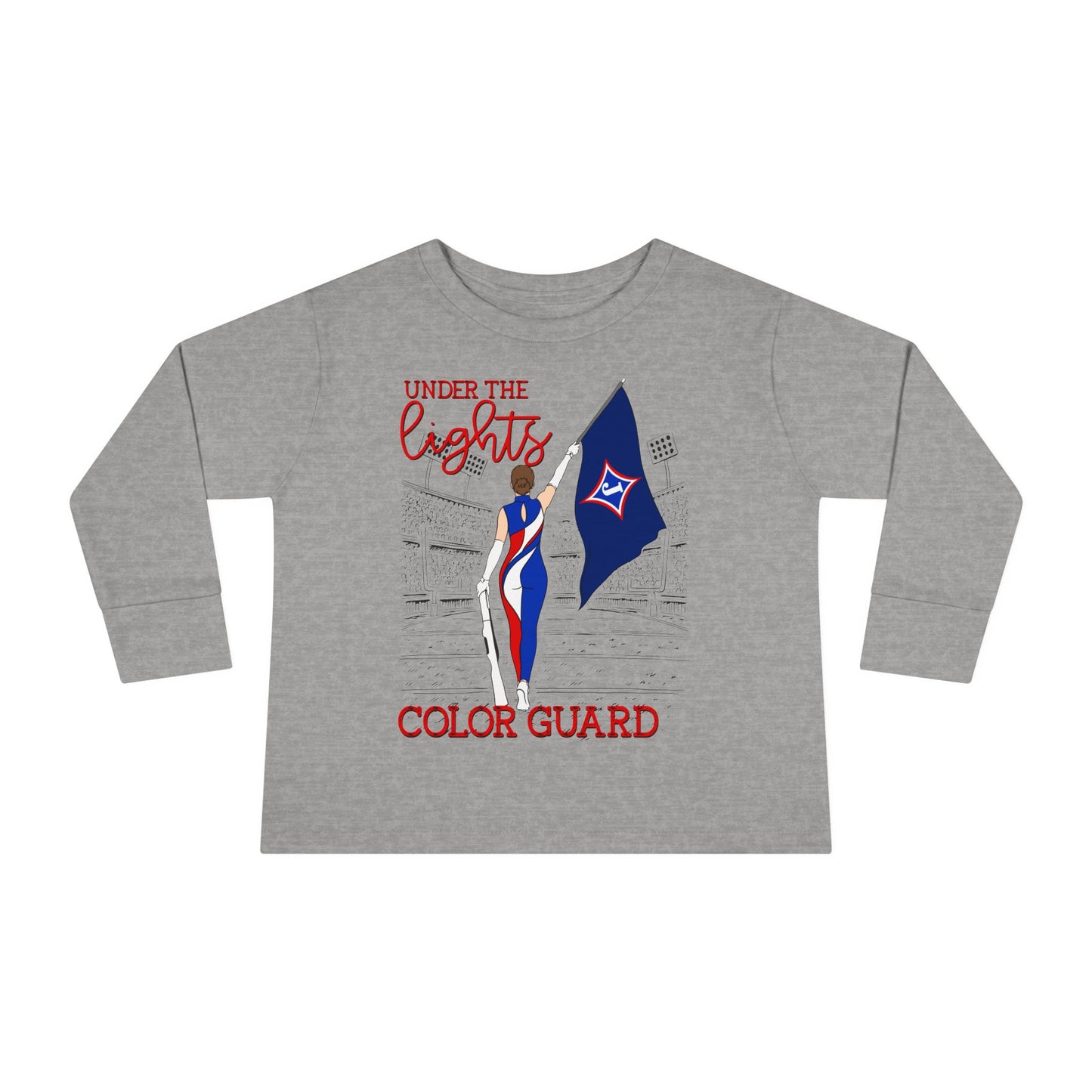 Under The Lights Color Guard Toddler Long Sleeve Tee