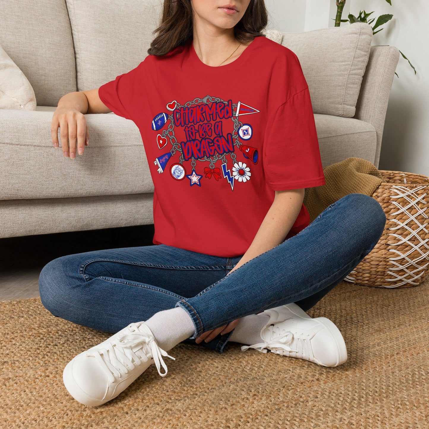 Charmed To Be A Dragon Short Sleeve Tee (Gildan)