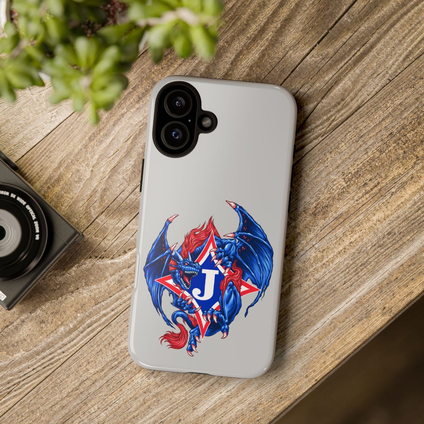 Exclusive Dragon J Personalized Tough Phone Case (Add Your Name)