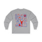 Cheer Icon Grid Long Sleeve Tee (Gildan)
