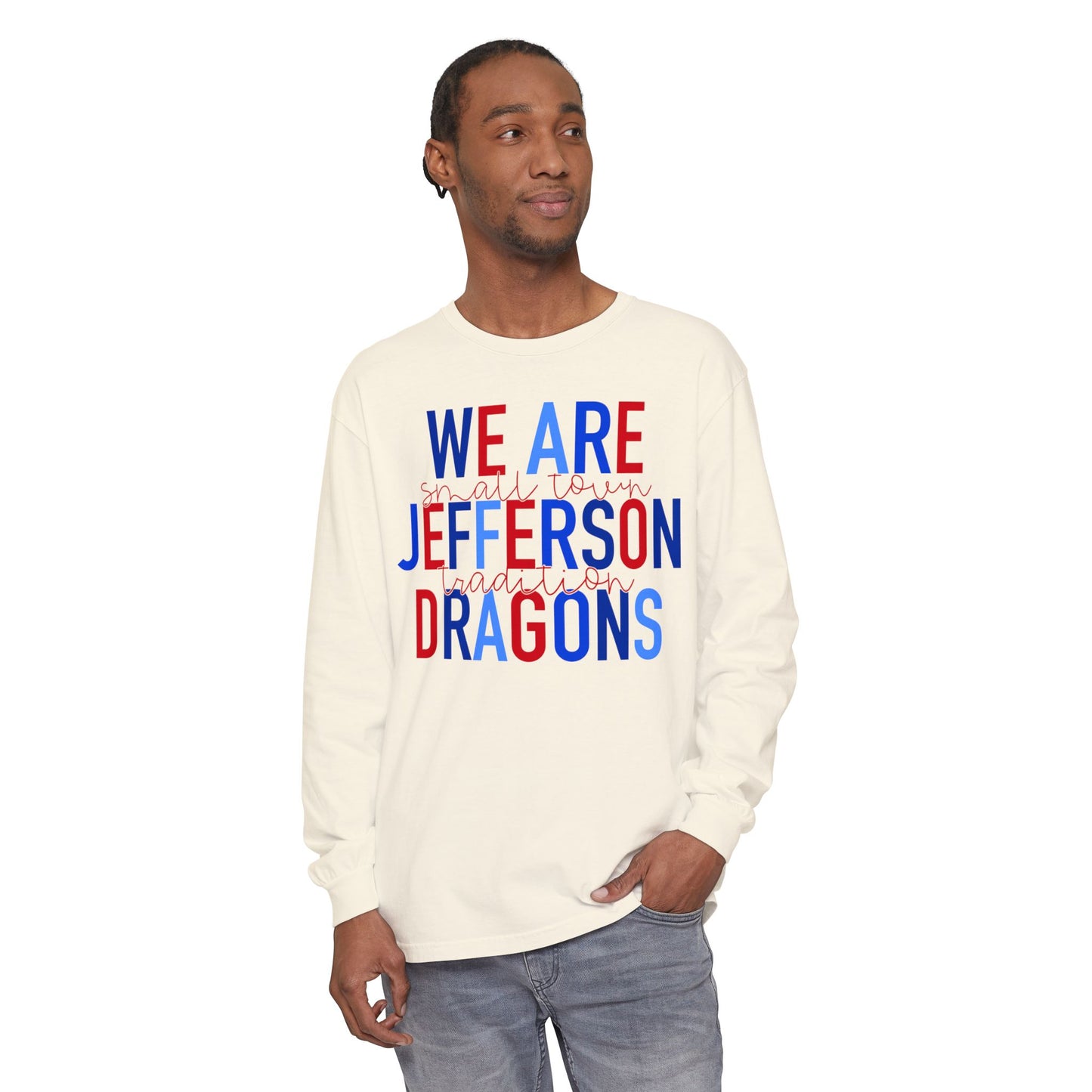 We Are Jefferson Long Sleeve Tee (Comfort Colors)