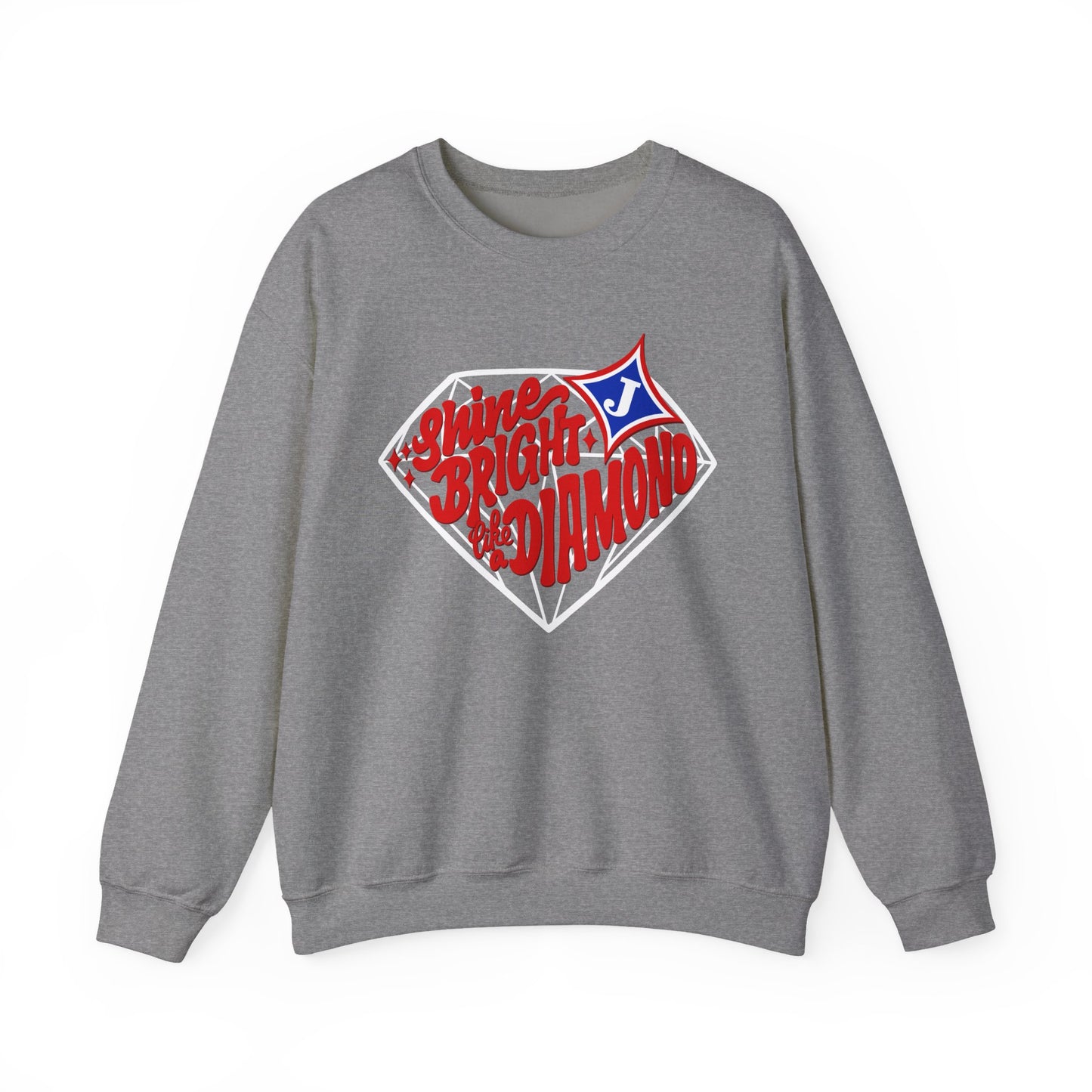 Shine Bright Like A Diamond Sweatshirt (Gildan)