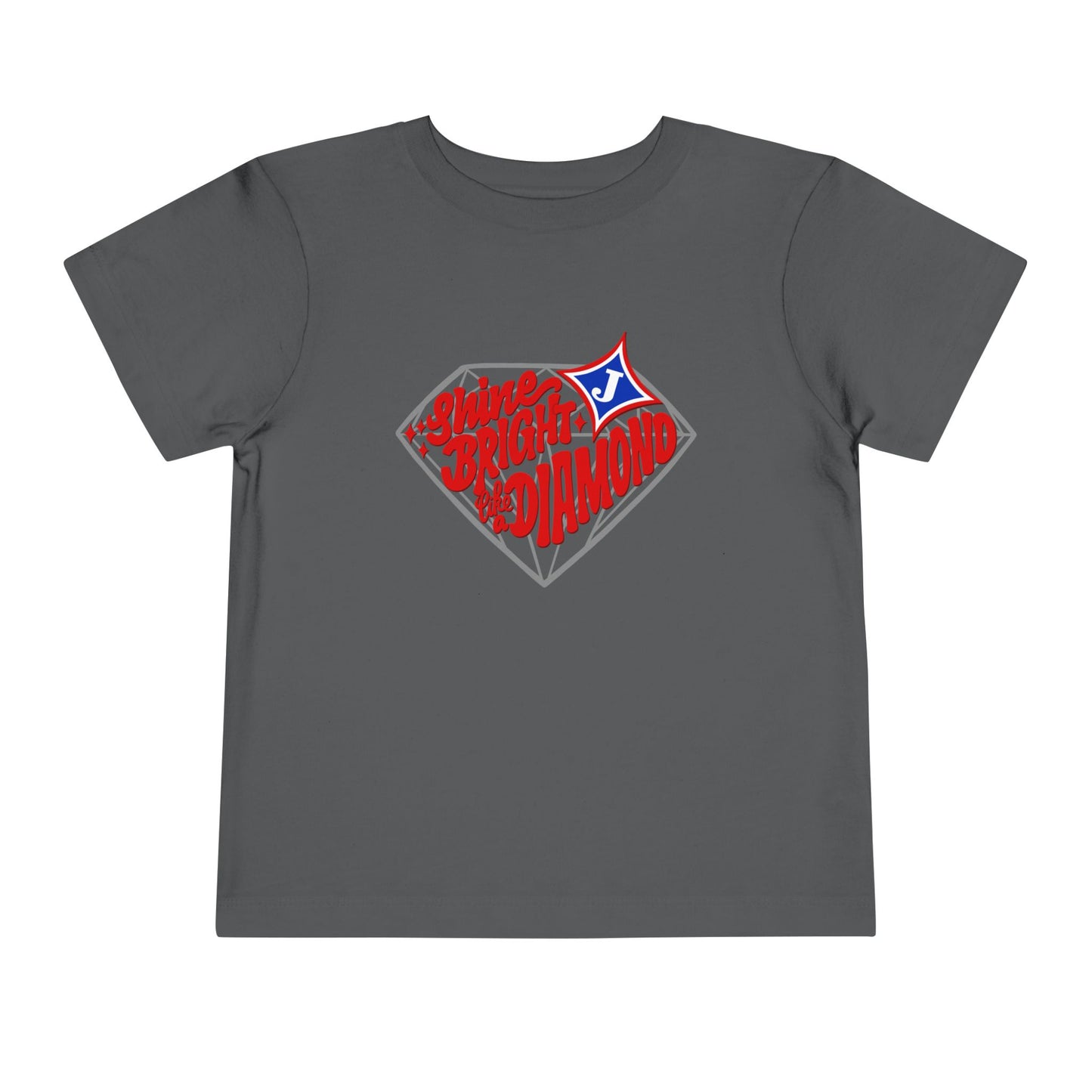 Shine Bright Like A Diamond Toddler Short Sleeve Tee