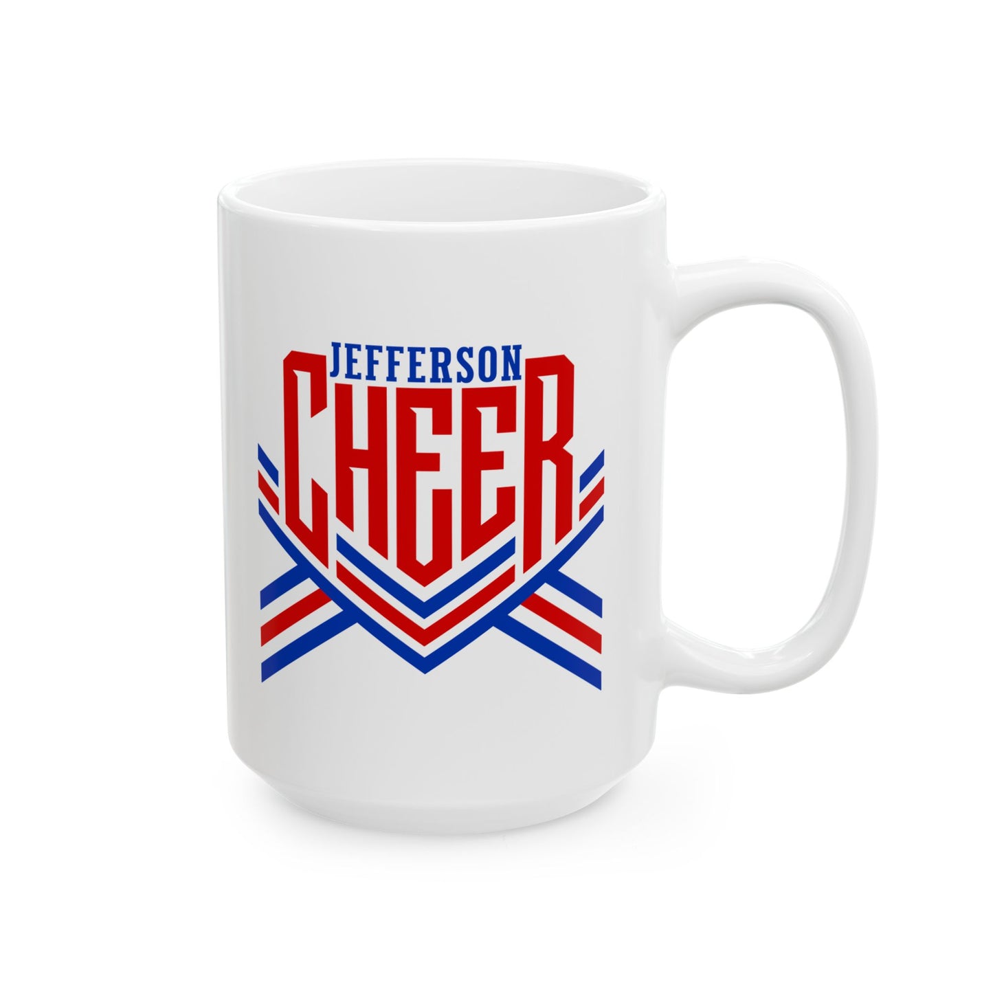 Jefferson Cheer Ceramic Mug — 11oz & 15oz Coffee Cup