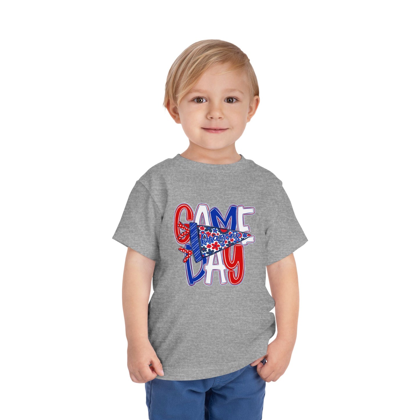 Game Day Dragons Toddler Short Sleeve Tee