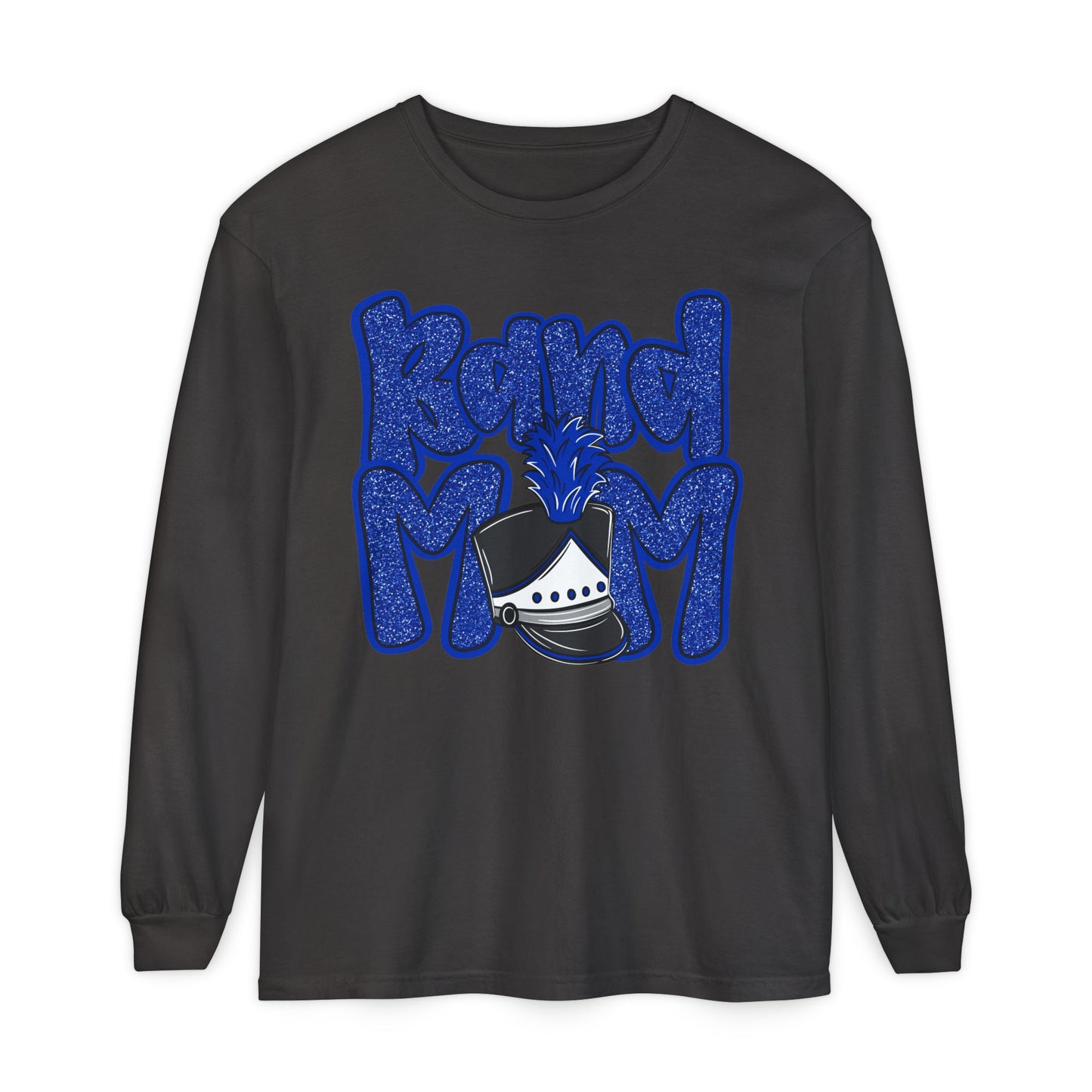 Band Mom Hat Long Sleeve Tee (Comfort Colors)