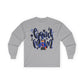 Band Mom Blue Girl Long Sleeve Tee (Gildan)