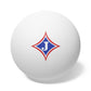 Ping Pong Balls (6-Pack) with Jefferson J Diamond Logo — Table Tennis Balls for Practice, Clubs & Gifts