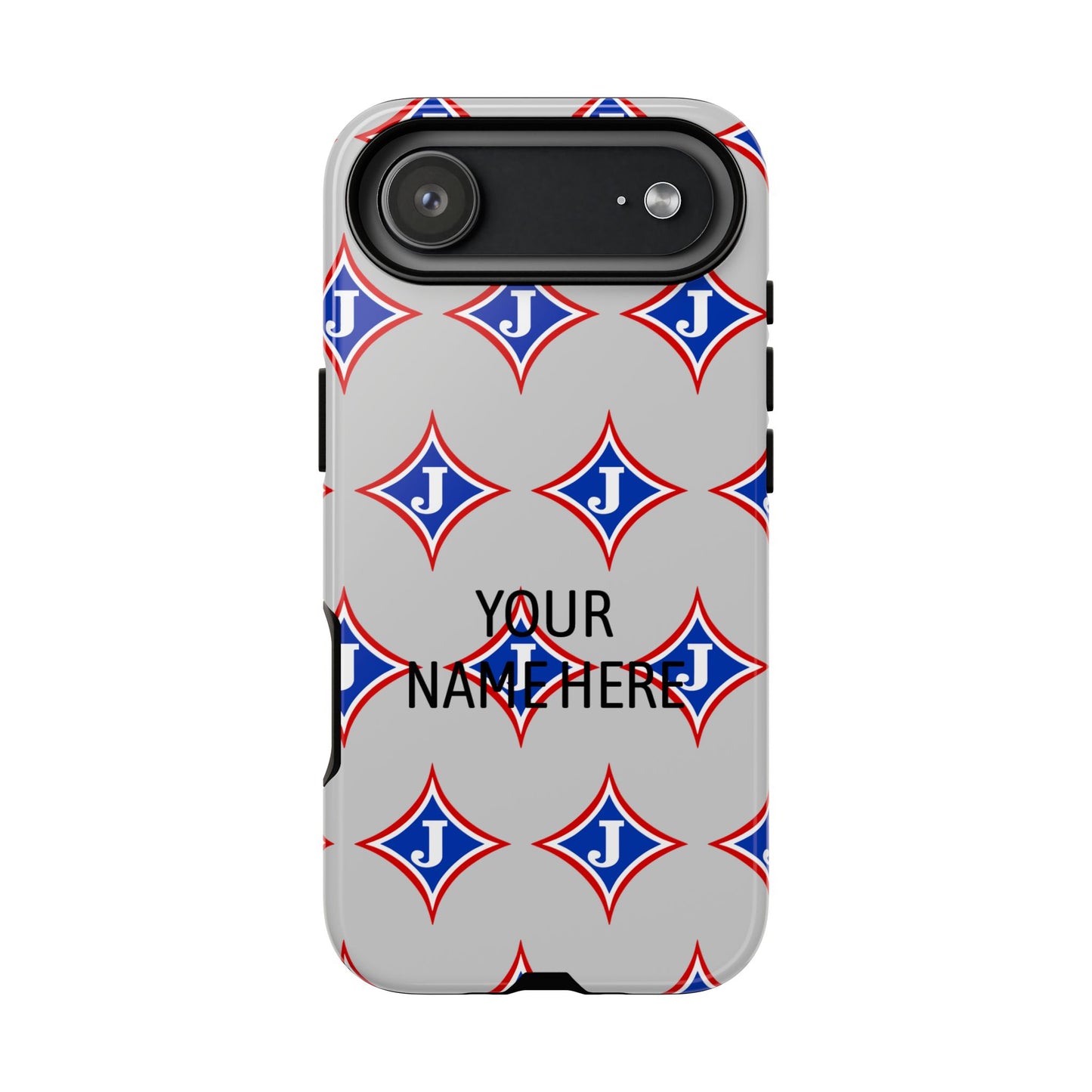 Jefferson J Diamond Personalized Tough Phone Case (Add Your Name)