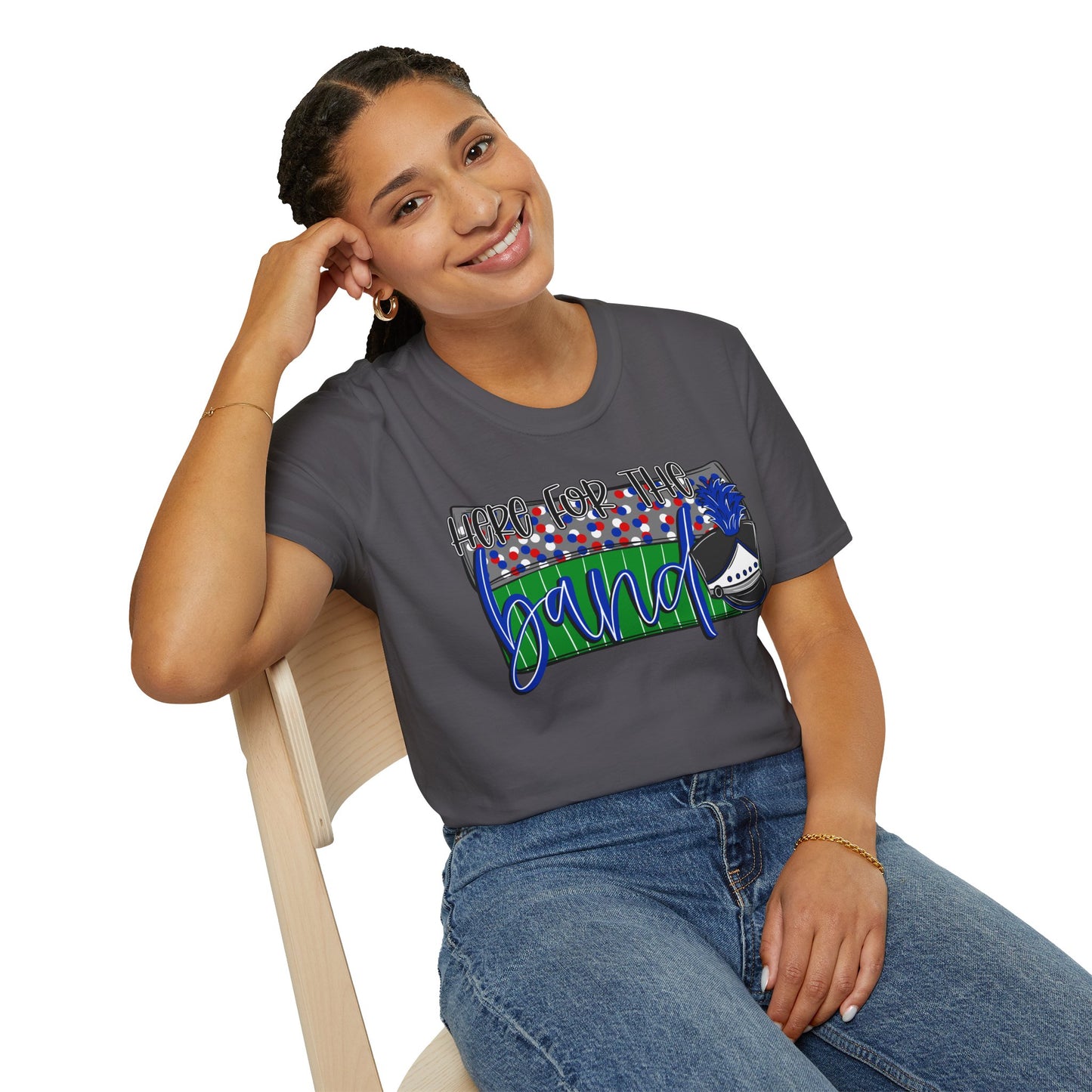 Here For The Band Short Sleeve Tee (Gildan)