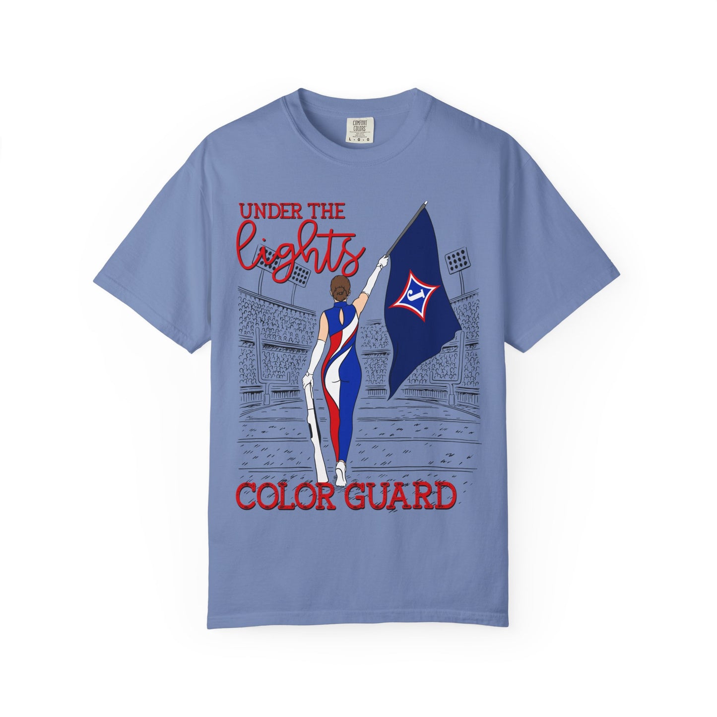 Under The Lights Color Guard Comfort Colors Short Sleeve Tee