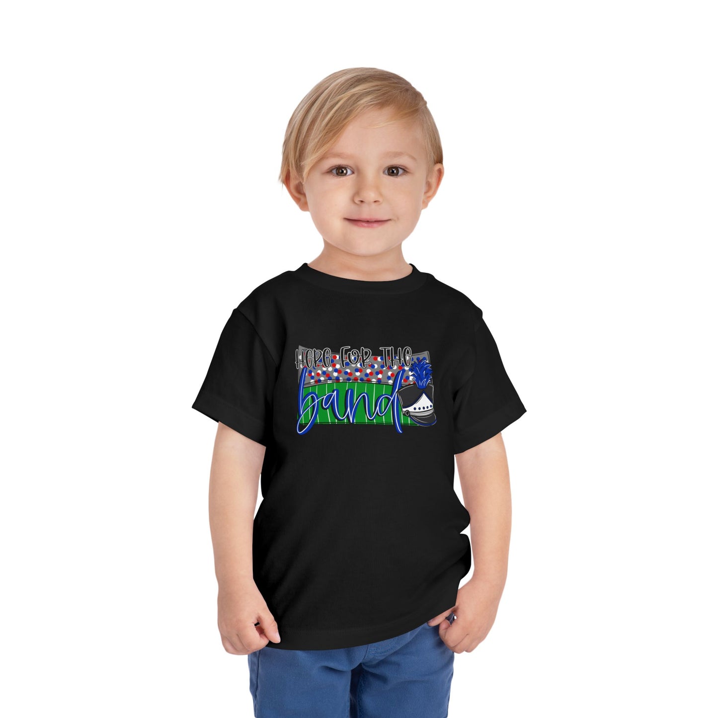 Here For The Band Toddler Short Sleeve Tee