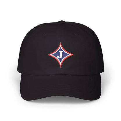 Embroidered Diamond 'J' Classic Dad Cap