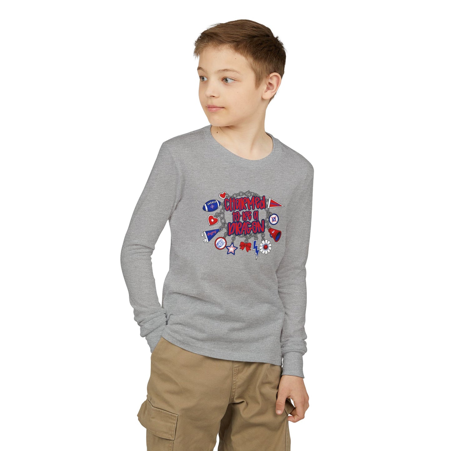 Charmed To Be A Dragon Youth Long Sleeve Tee