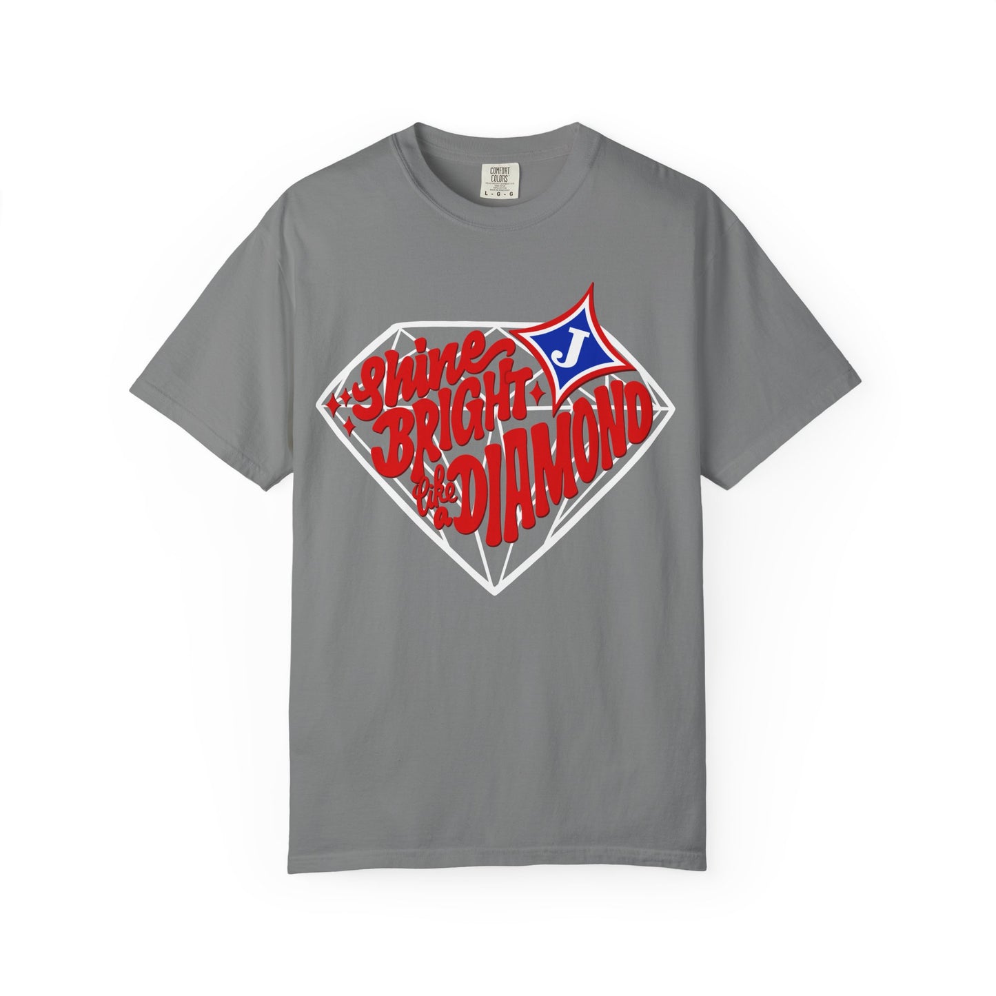 Shine Bright Like A Diamond Short Sleeve Tee (Comfort Colors)