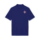 Embroidered Jefferson Diamond Shirt — Classic White Performance Golf Polo